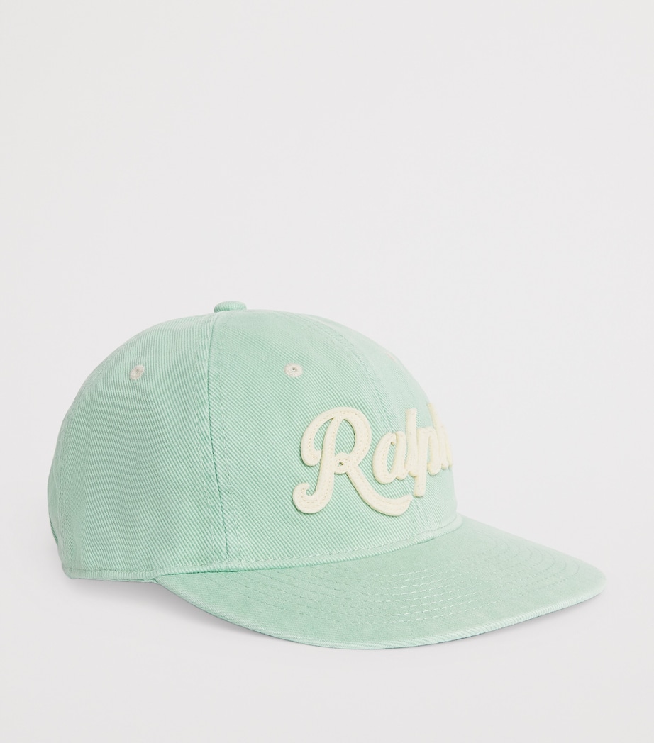 Twill Logo Baseball Cap GREEN Image 2