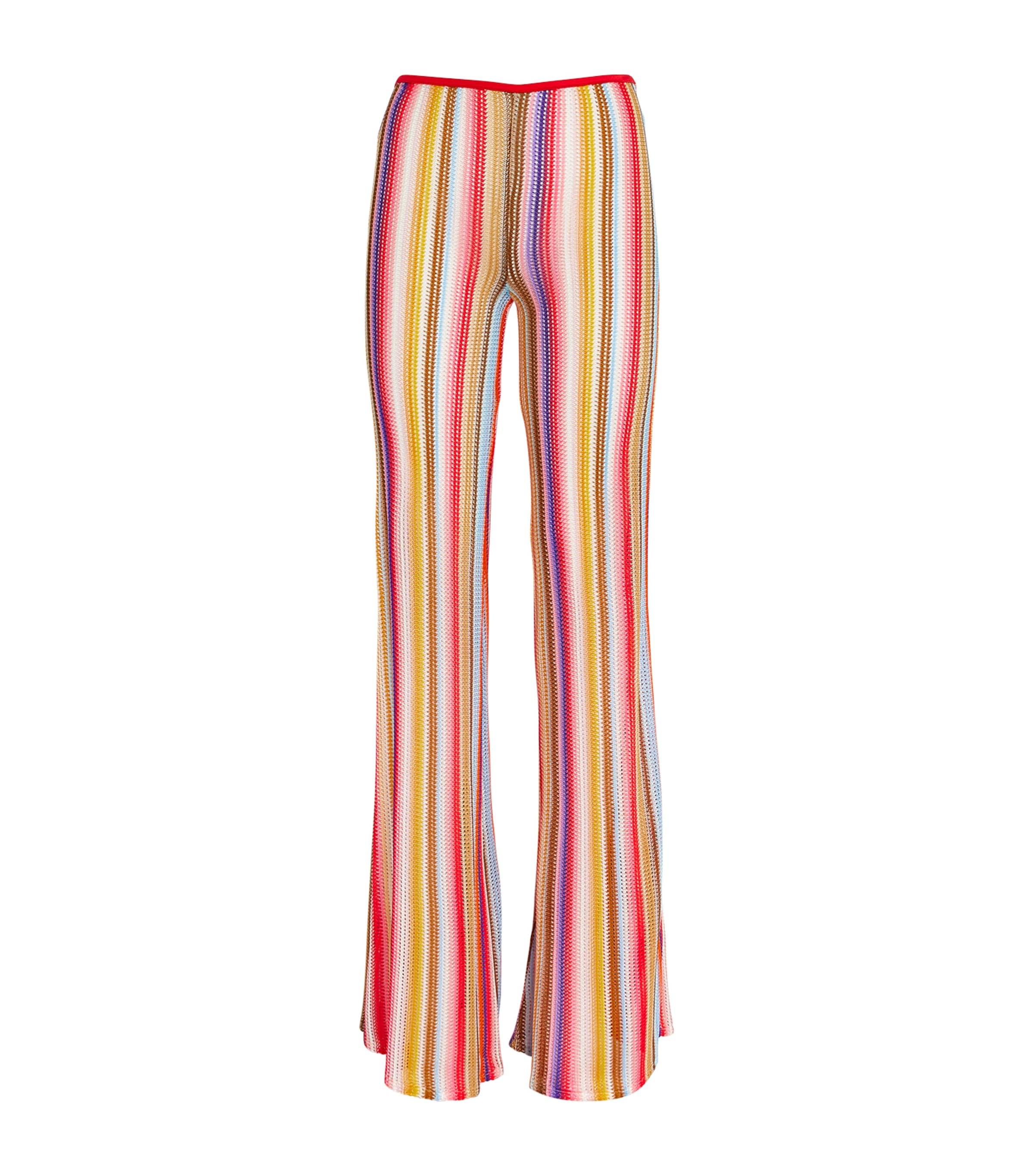 MISSONI CROCHET STRIPED TROUSERS 