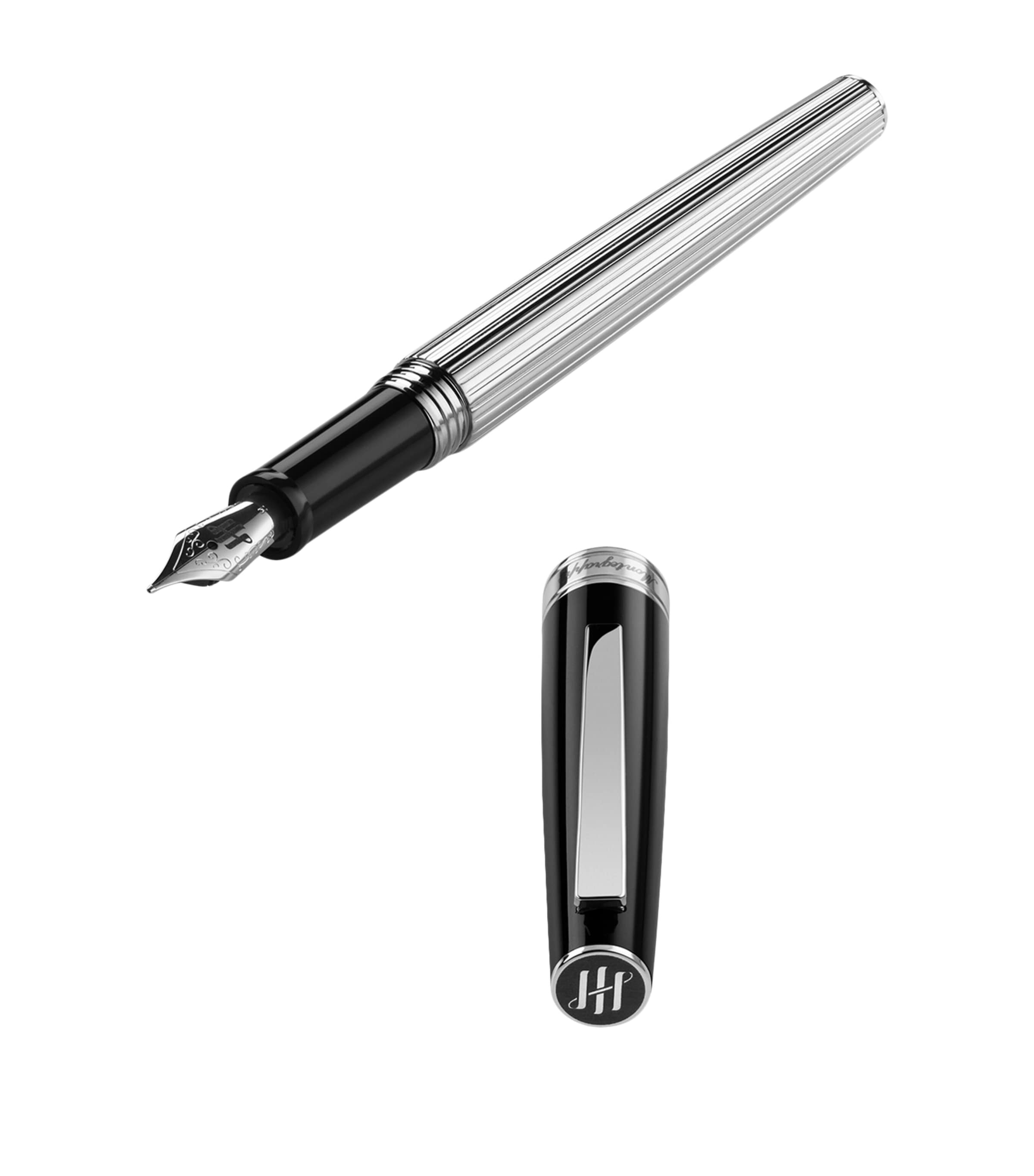 Montegrappa Armonia Duetto Fountain Pen Duetto Black Image 3