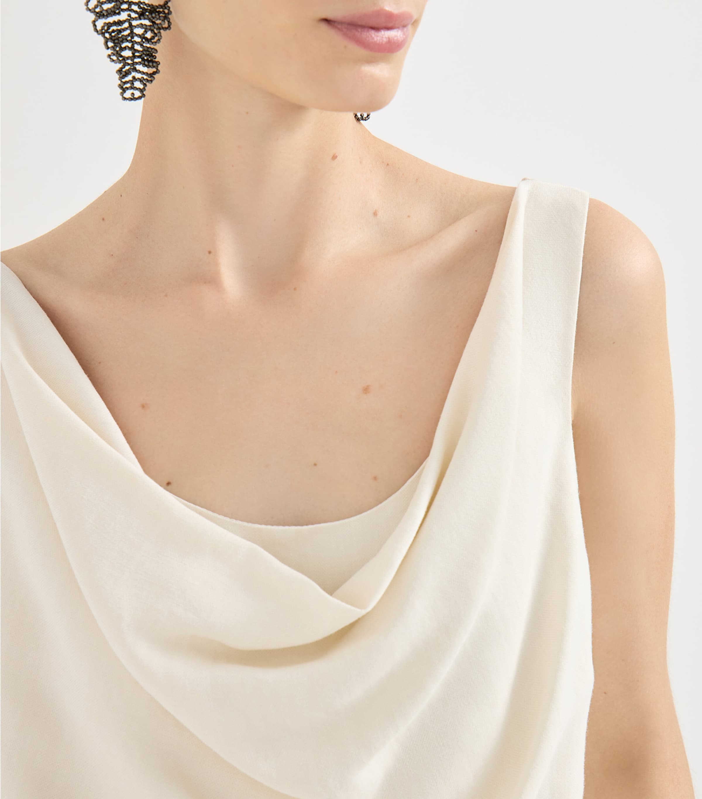 Twill Draped Top C579 Image 6