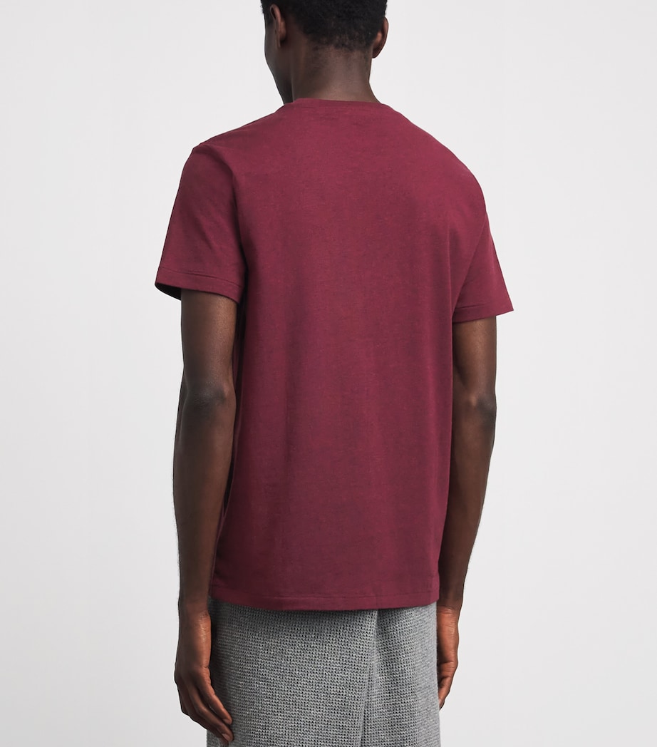 Polo Ralph Lauren Mens Cotton Custom Slim-Fit T-Shirt Sprng Wn Hther Image 5