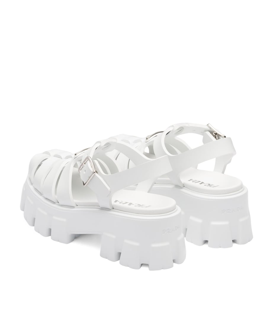 Rubber Platform Sandals 55 F0009 Image 3