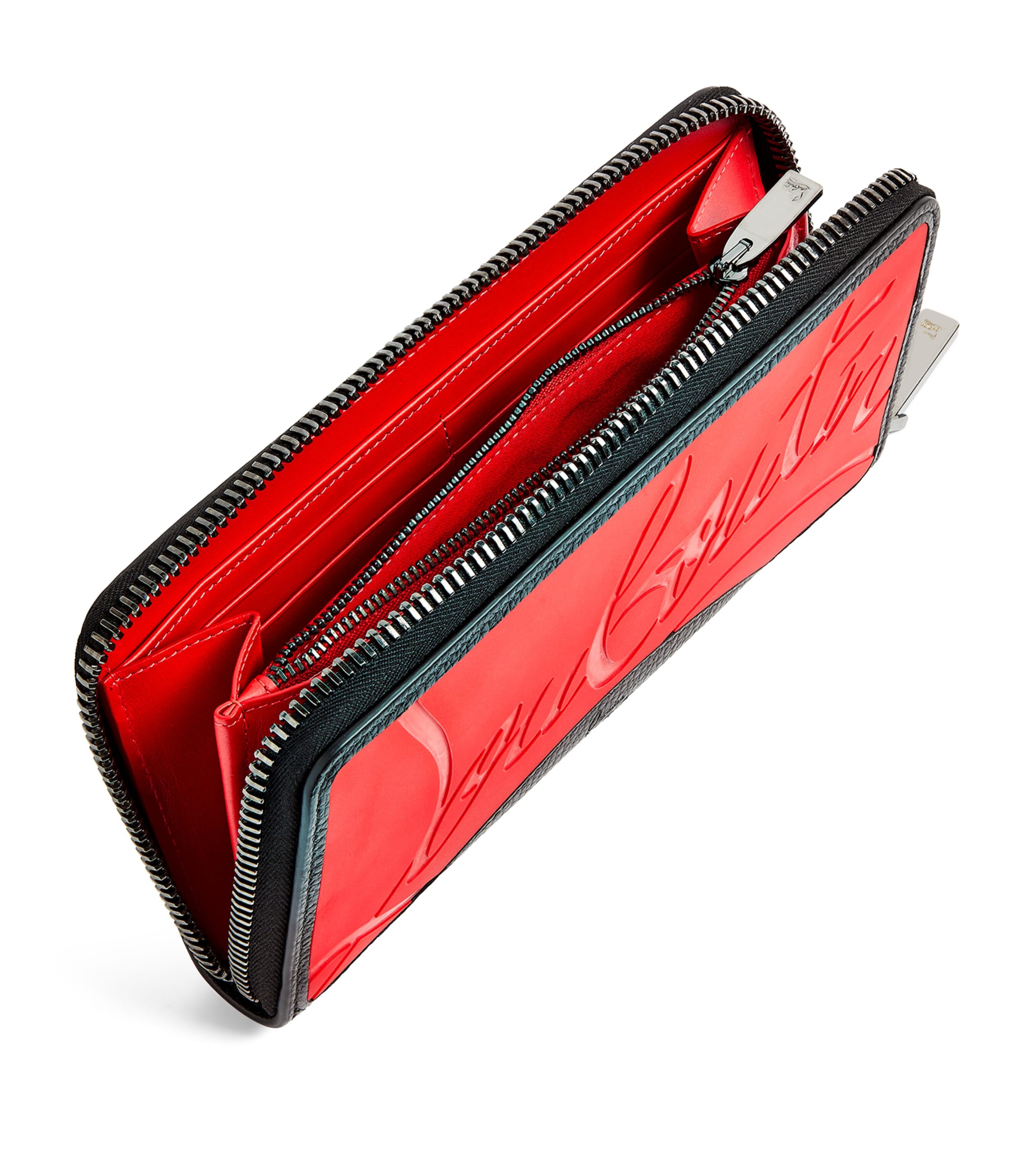 Christian Louboutin / パネトーネジップアラウンドウォレット Panettone wallet レッド カーフレザー - Accessories - Men