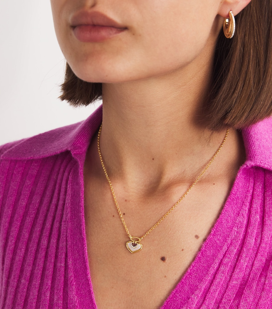 Yellow Gold, Diamond and Mother-of-Pearl Venus Lot N*91 Necklace YELLOW GOLD Image 4