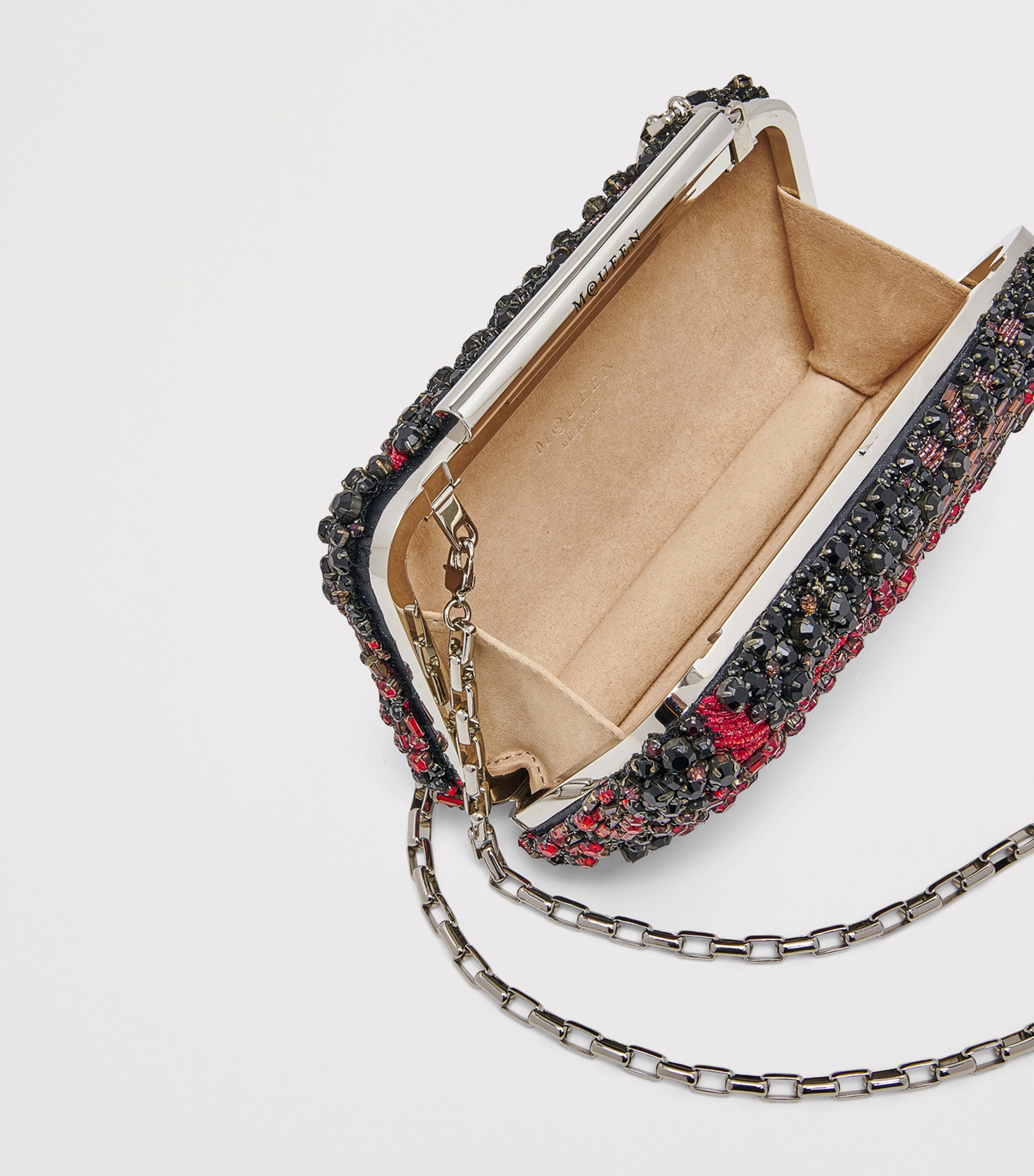 Embellished T-Bar Box Clutch Bag 8500 Image 4