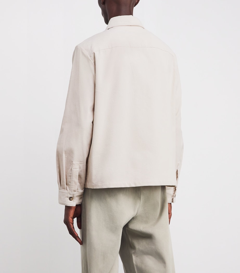 Cotton Corduroy Leon Overshirt AAE MASTIC Image 4