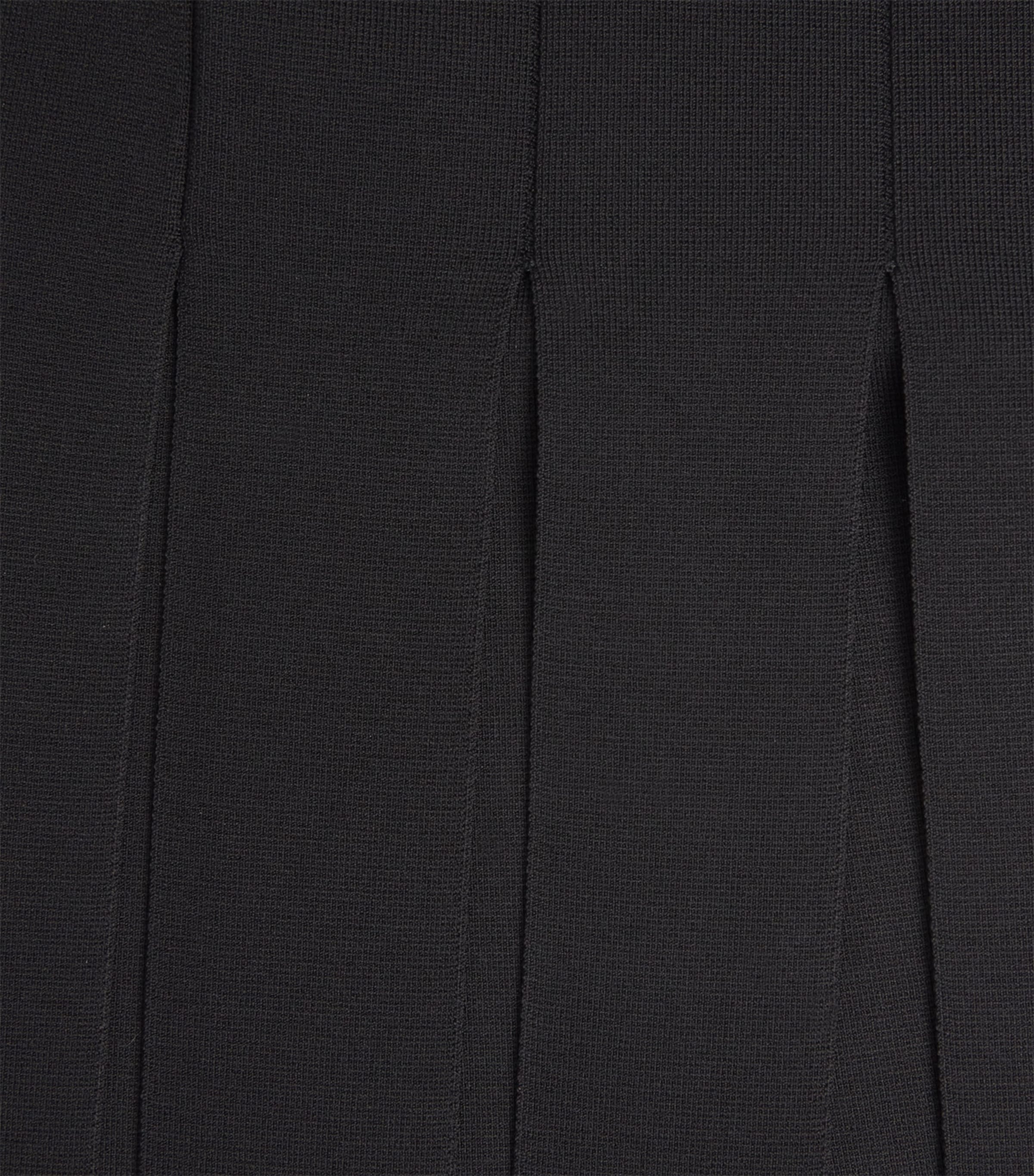 Milano-Knit Lagny Compact Midi Skirt BLACK Image 5