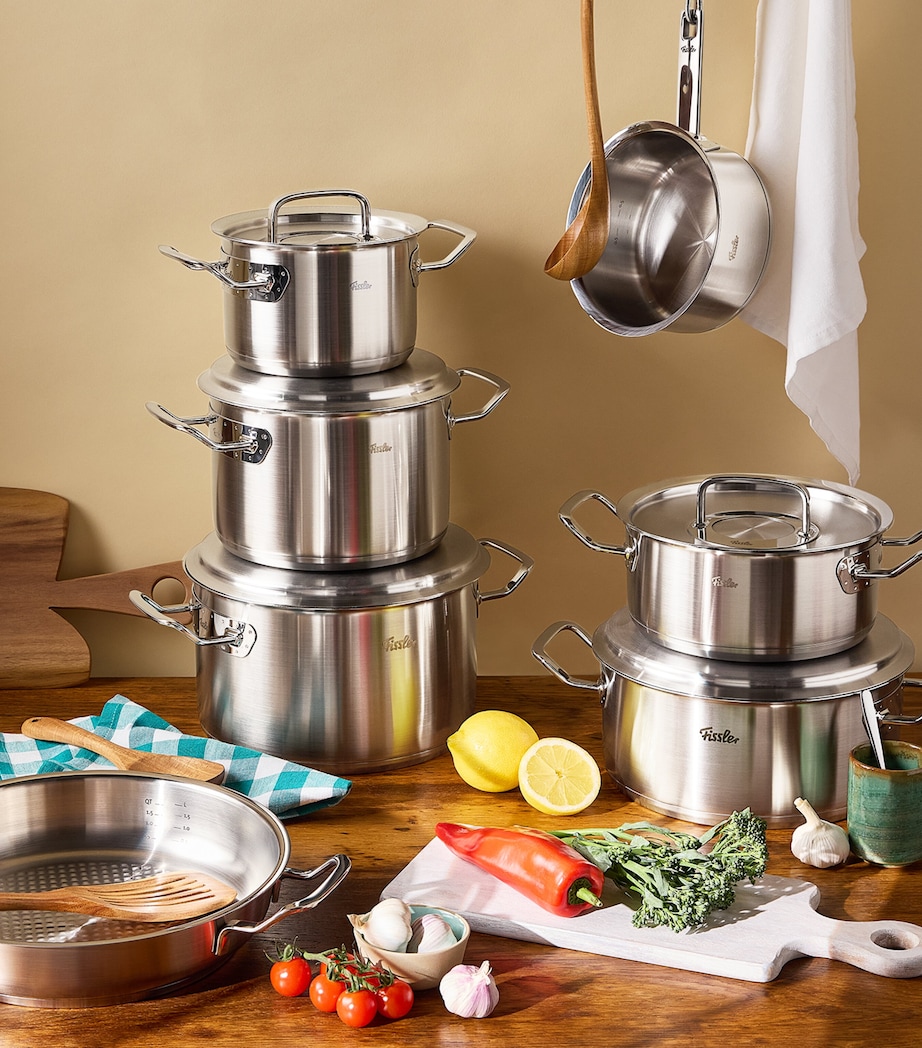 Original Profi 7-Piece Cookware Set STAINLESS STEEL Image 4