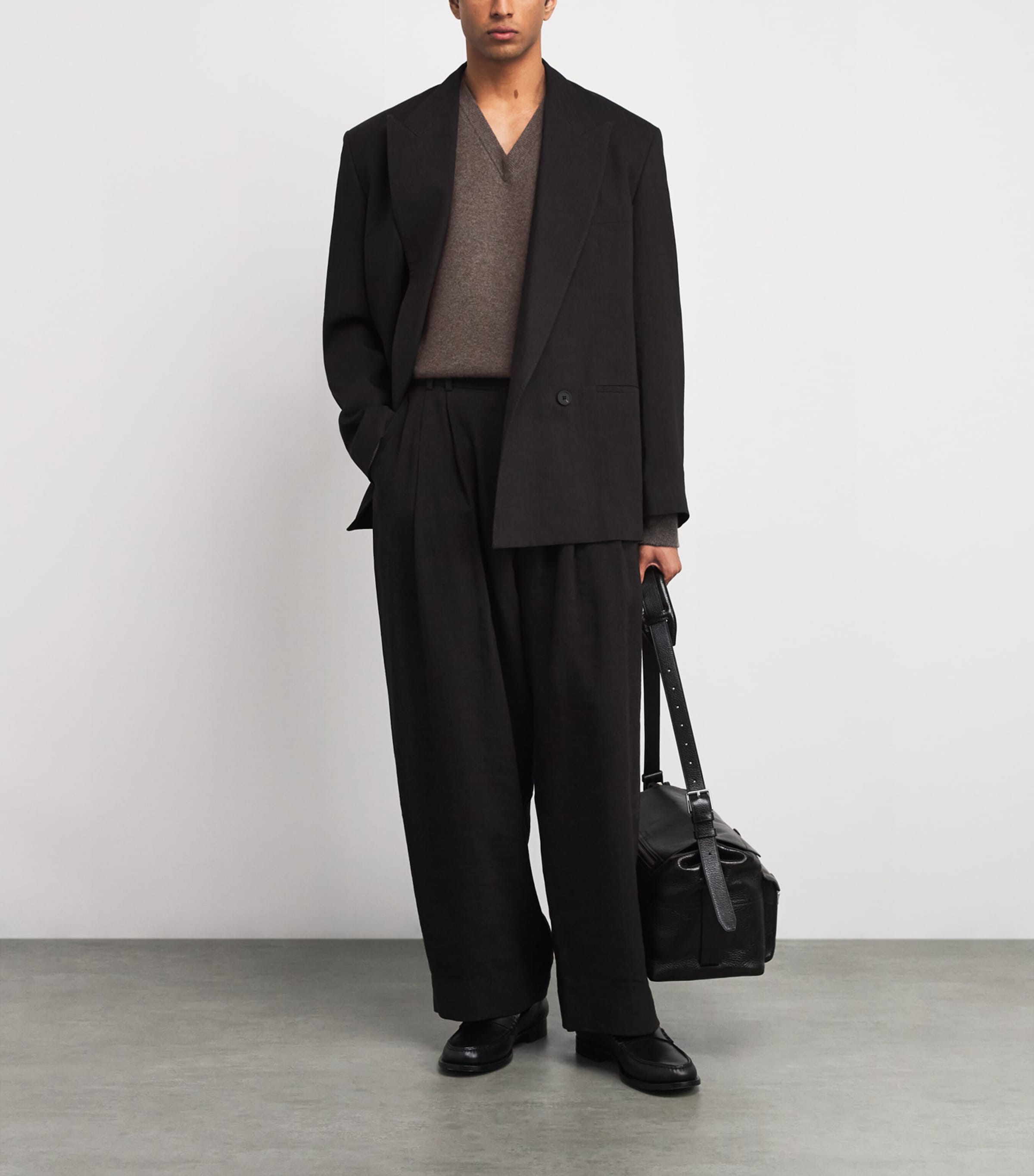 Wool-Cashmere V-Neck Sweater MOUSE Image 2