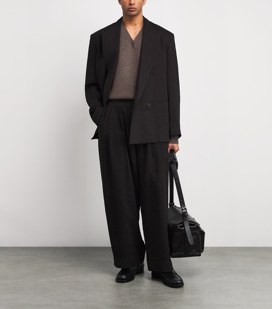 Wool-Cashmere V-Neck Sweater MOUSE Image 2