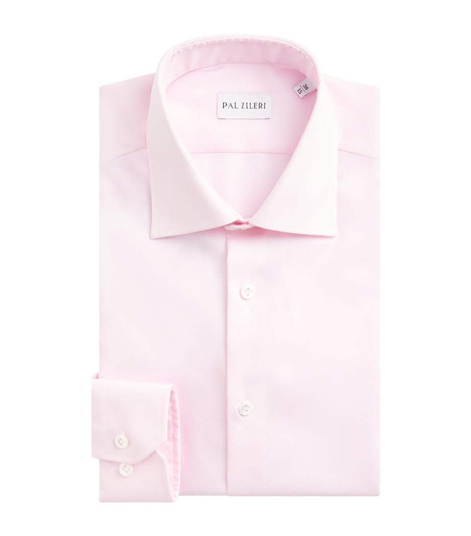 Cotton Jacquard Shirt 73 PINK Image 1