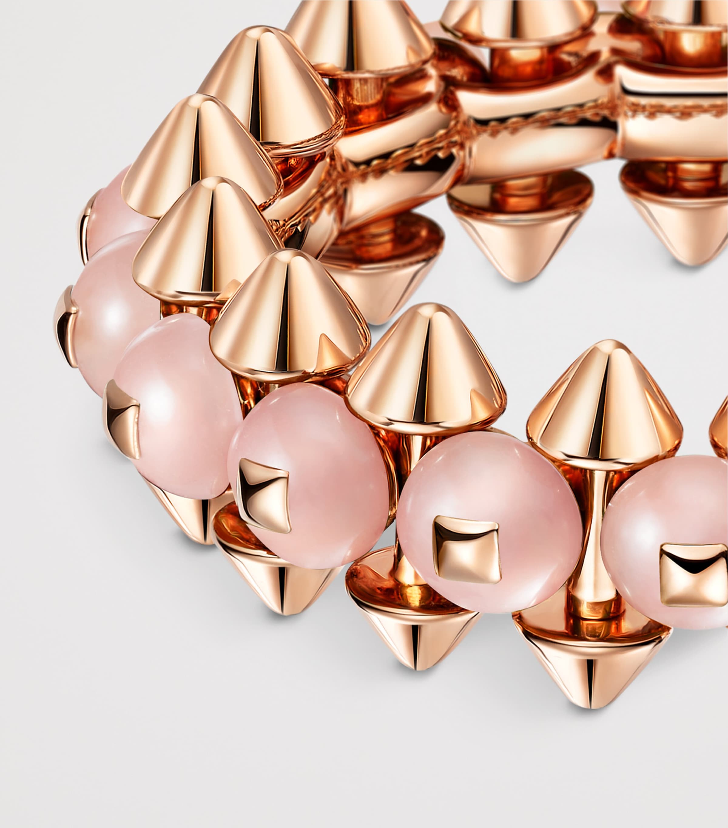 Cartier Rose Gold and Chalcedony Clash de Cartier Ring Rose Gold Image 8