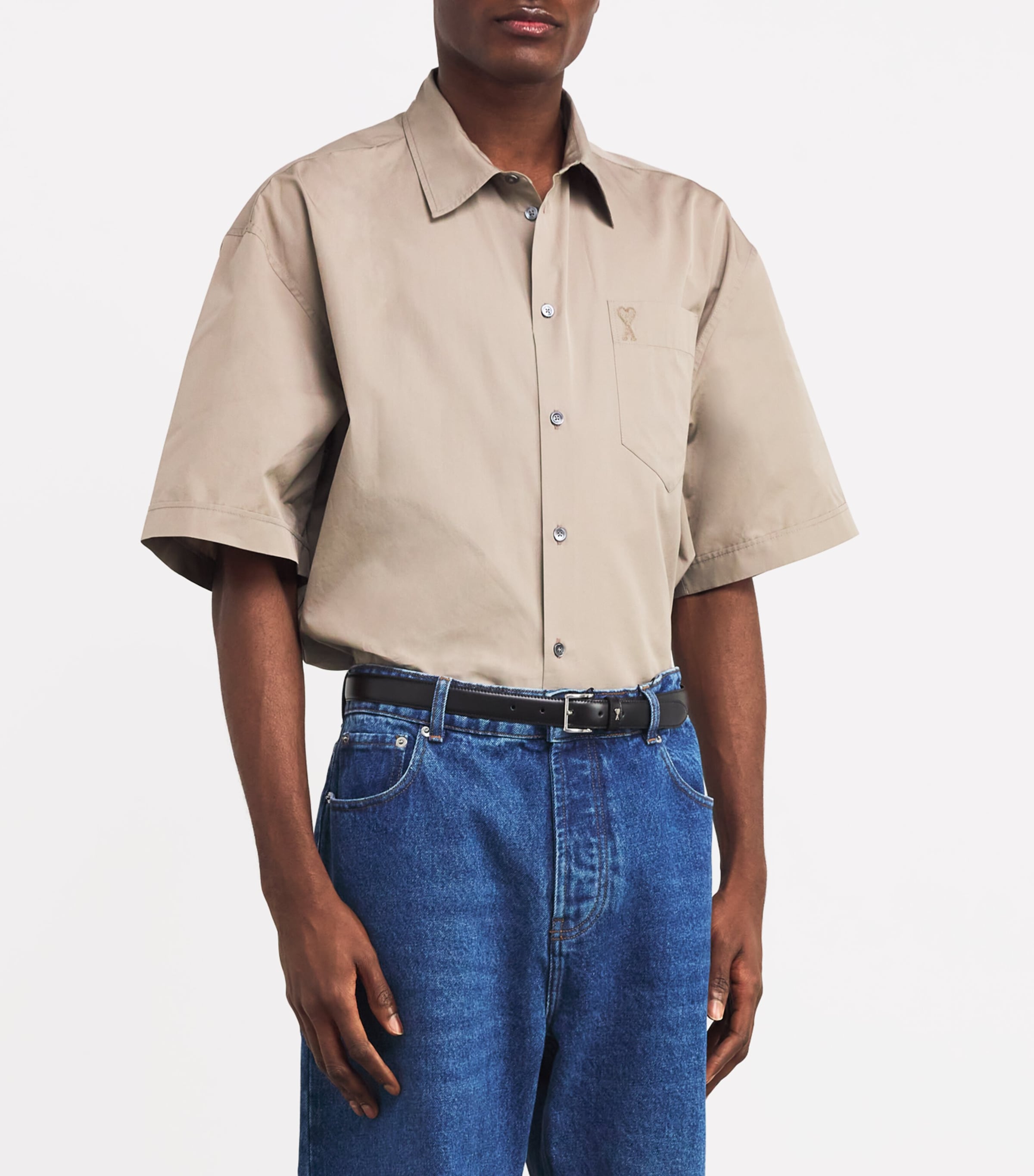 AMI Paris Leather Paris Belt | Harrods US