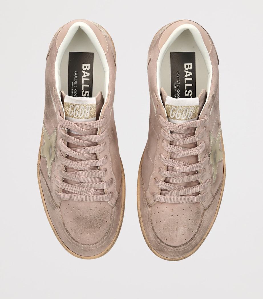 Golden Goose Suede Ball Star Sneakers Pale Pink Image 4