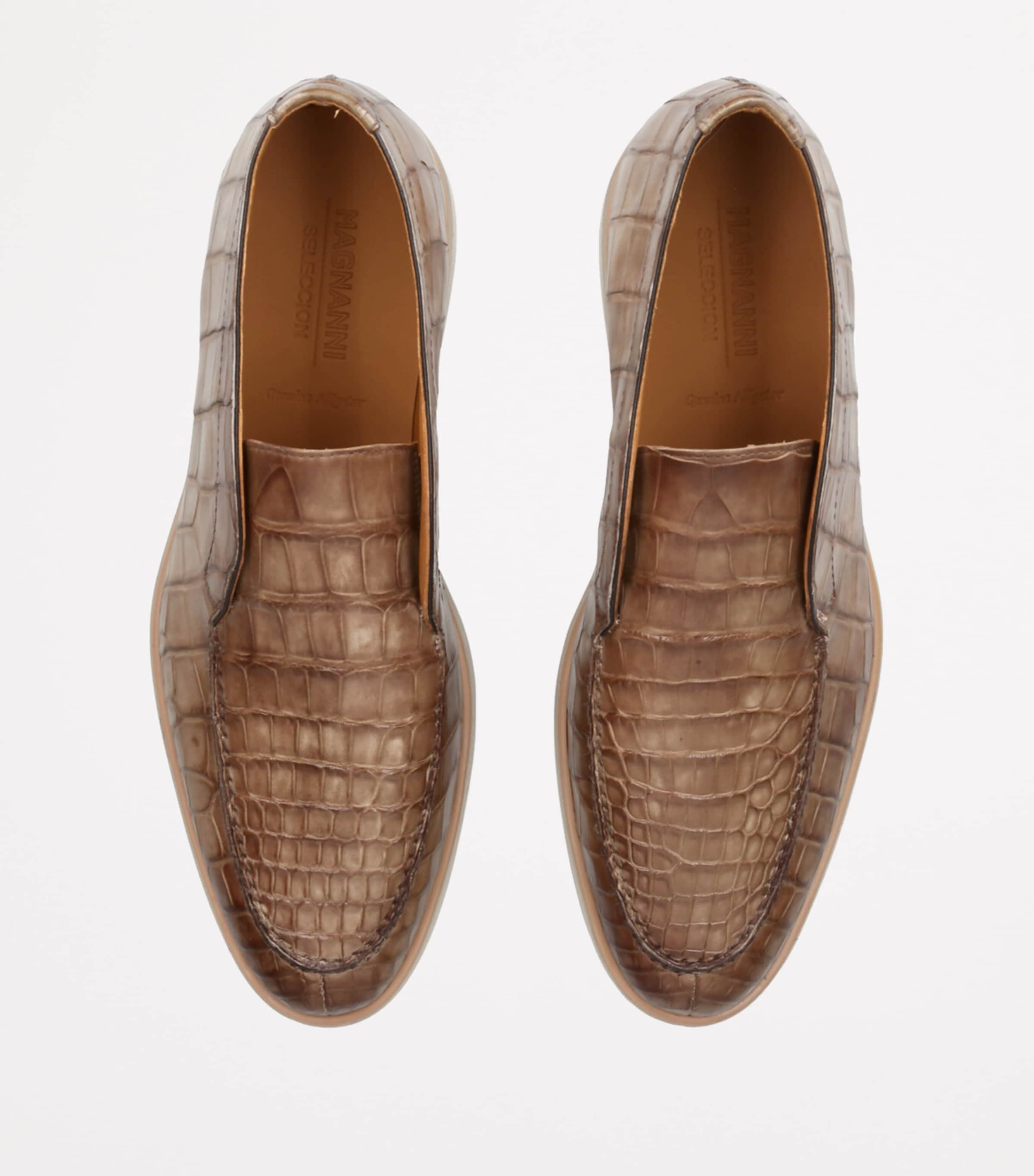 Crocodile Pariaso Mid-Top Loafers TAN Image 4