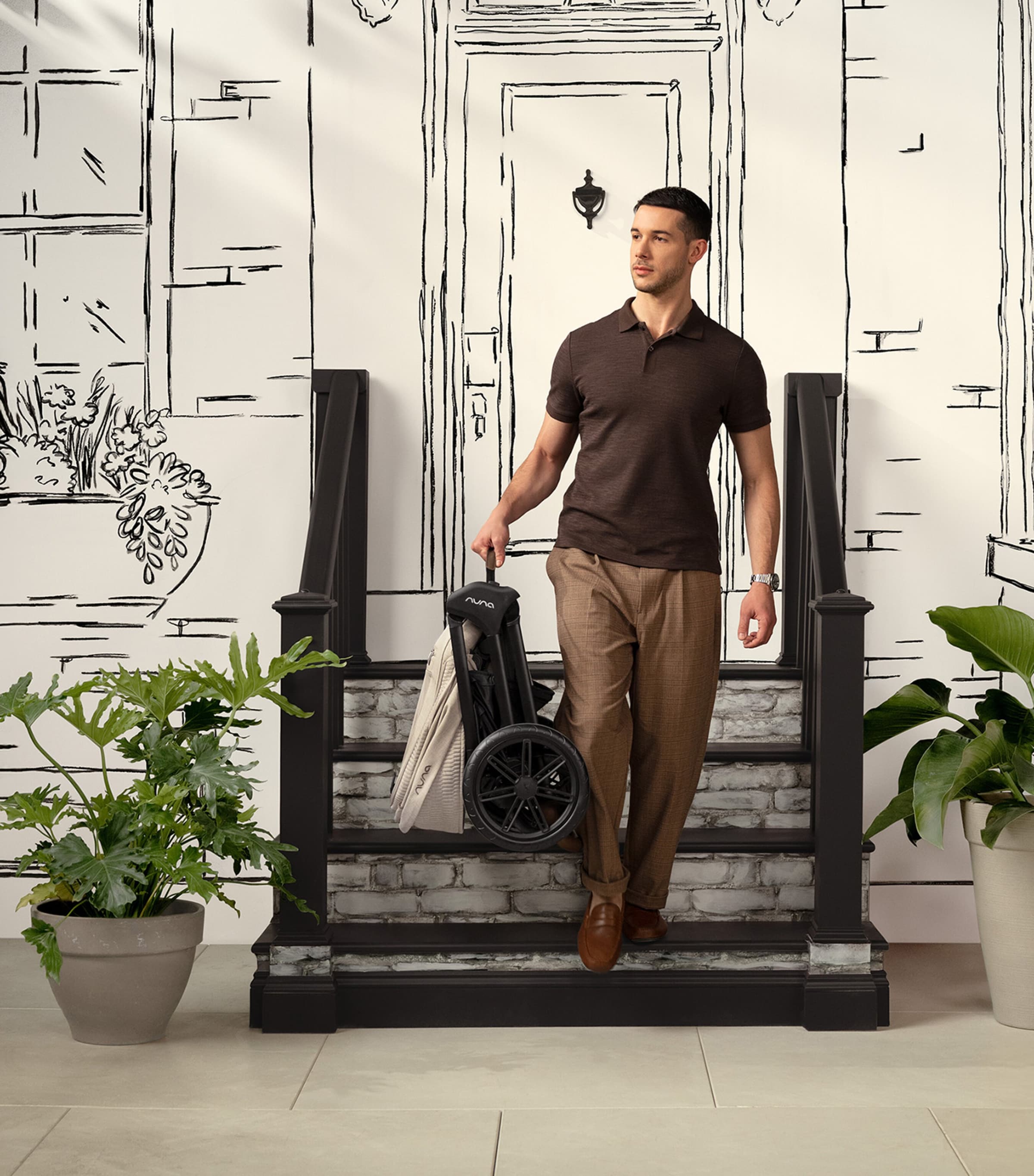 Nuna TRIV lx ARRA flex Stroller Bundle - Cosmopolitan Cosmopolitan Image 12