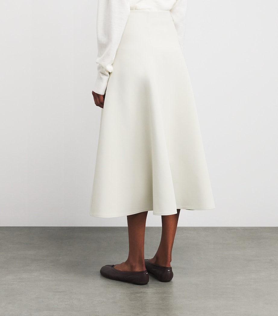 La Jupe Triangle Midi Skirt 110 OFF WHITE Image 4