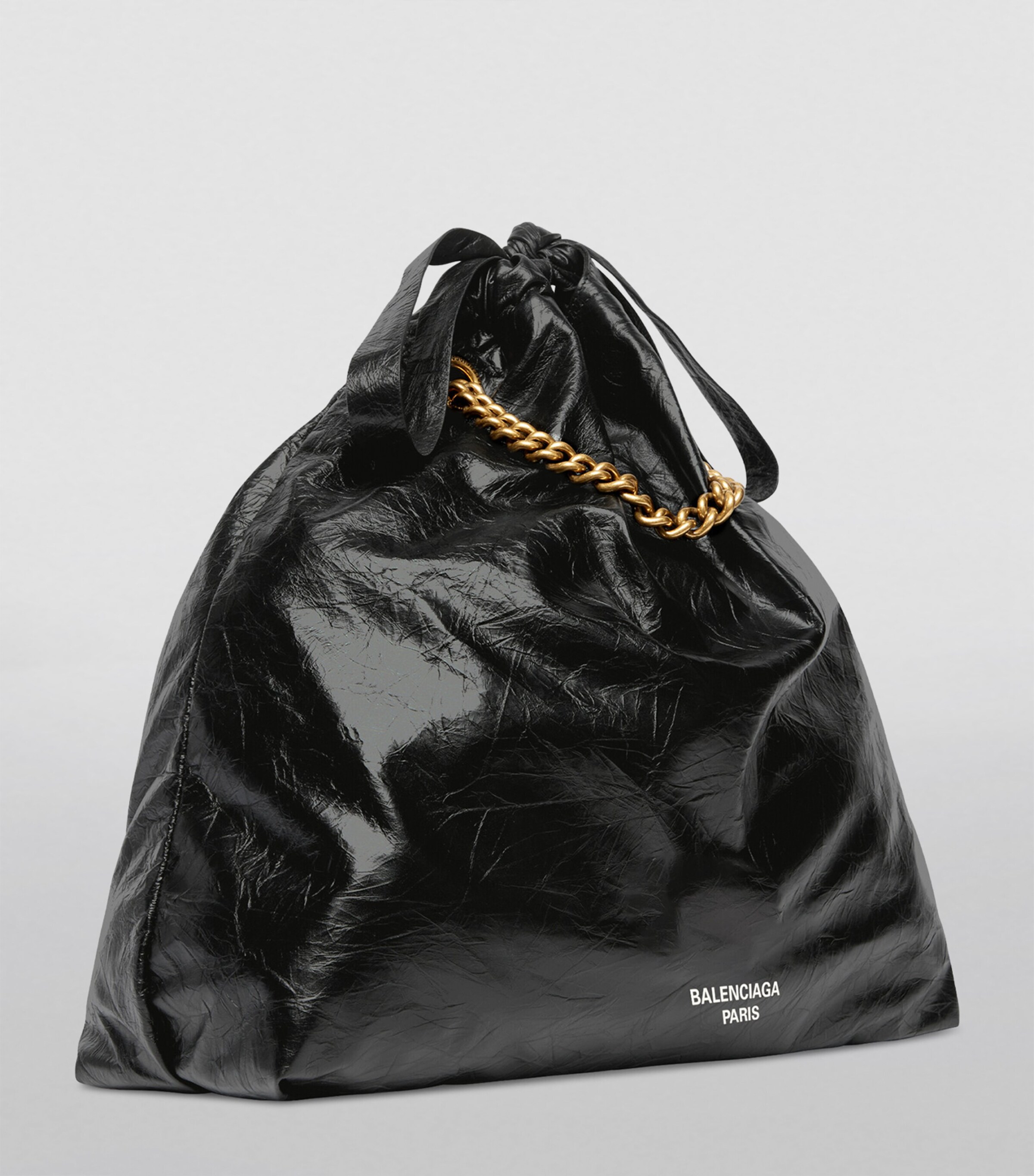 Medium Leather Crush Tote Bag 1000 Image 5