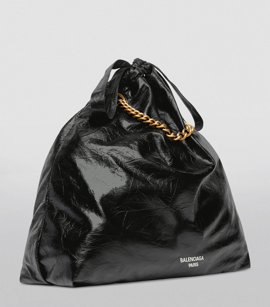 Medium Leather Crush Tote Bag 1000 Image 5