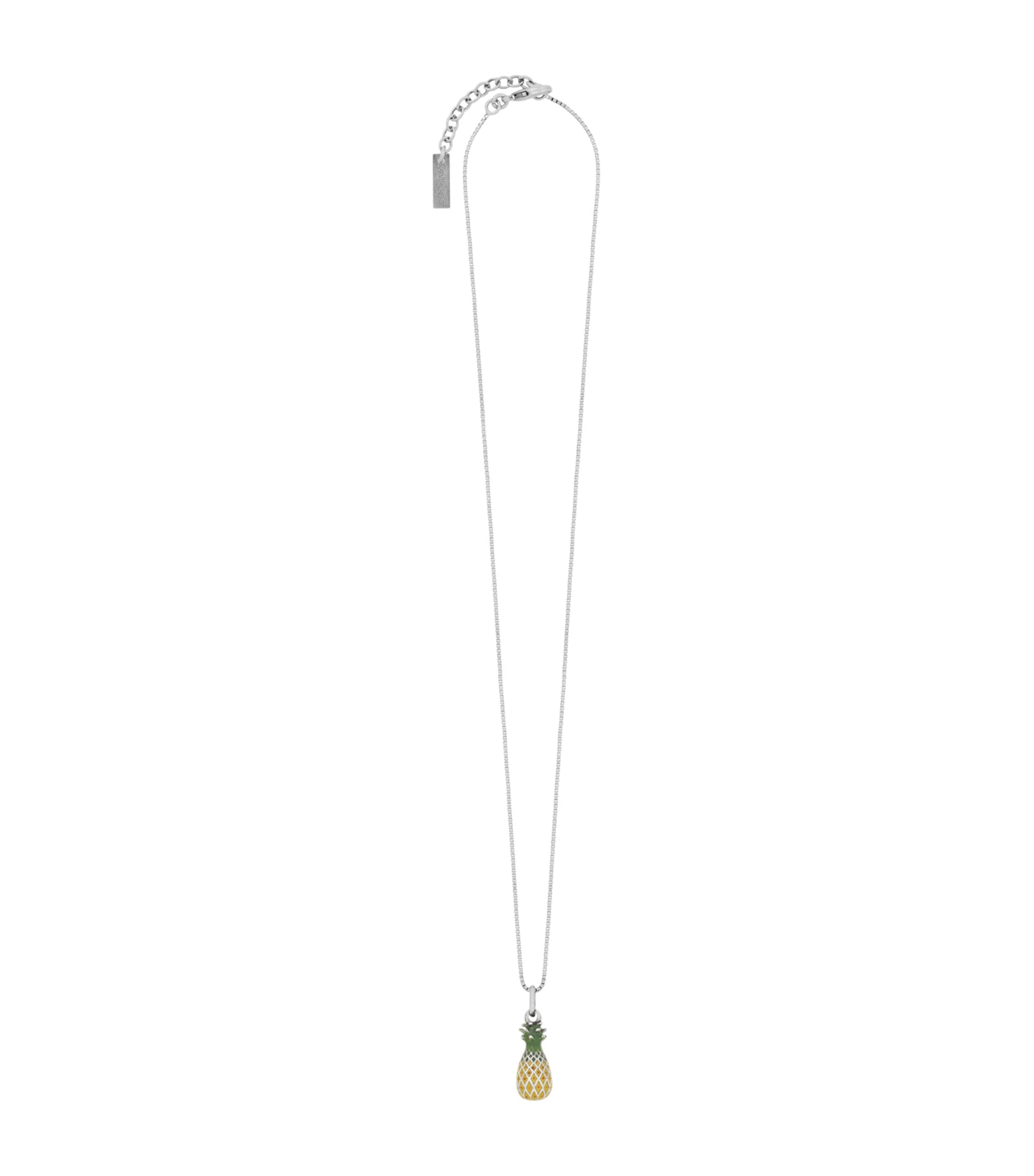 Enamelled Pineapple Necklace 1074 Image 1