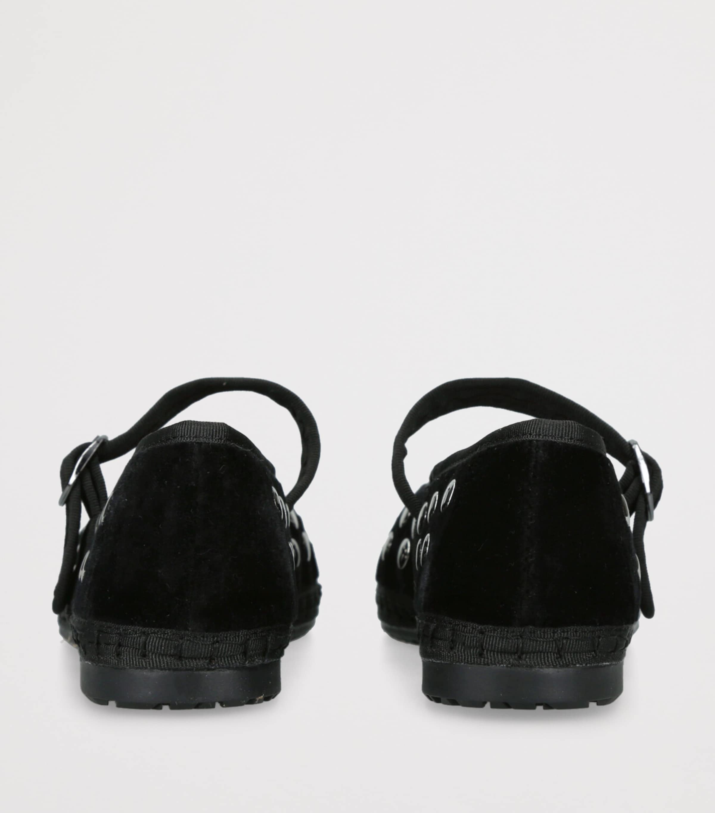 Flabelus Embellished Mae Mary Janes Black Image 2