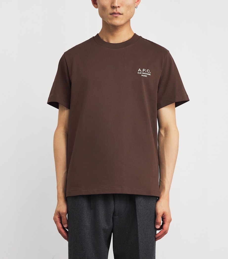 Cotton Logo T-Shirt TCA ECRU BROWN Image 3