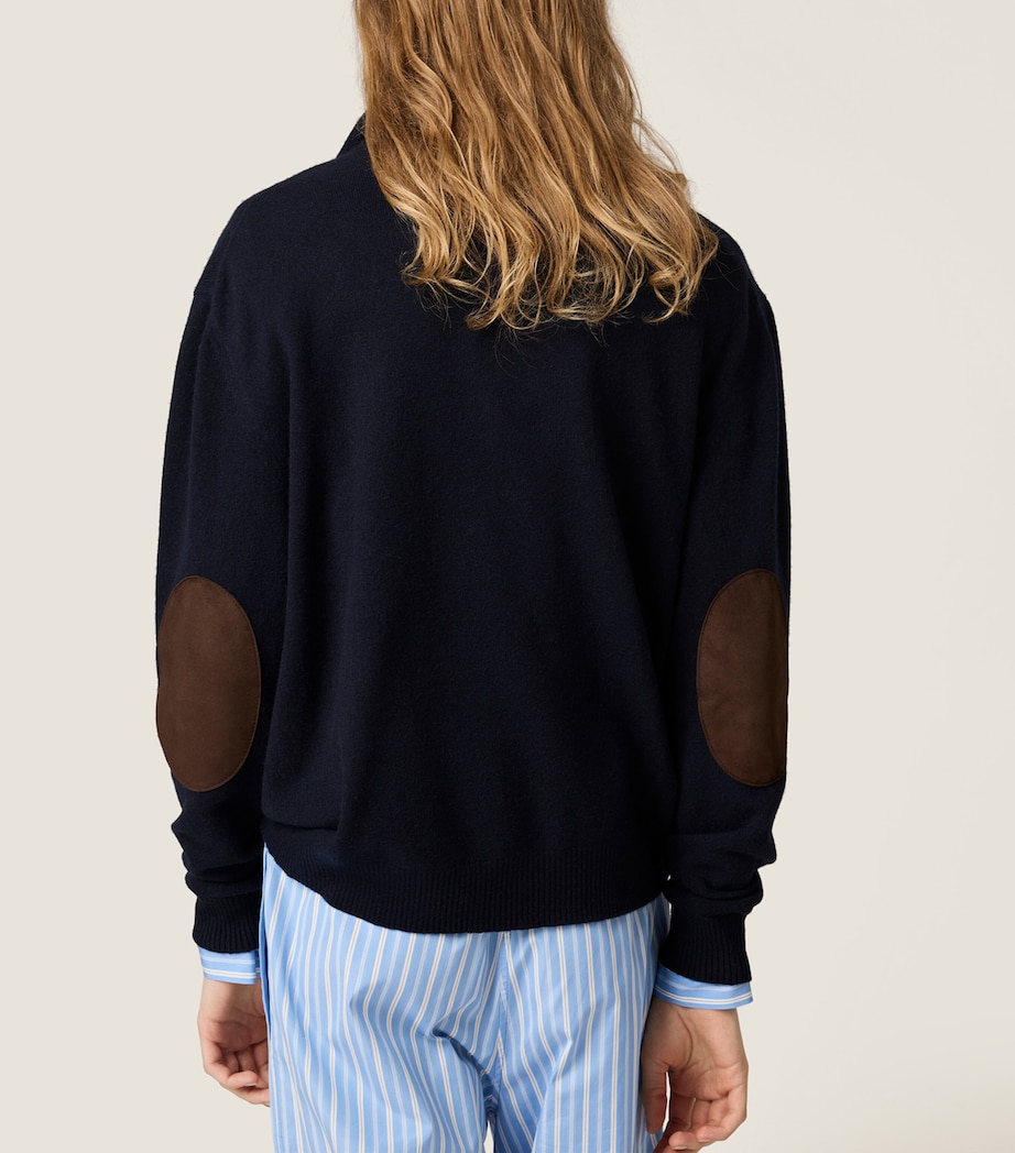 Cashmere Half Zip Sweater F0008 Image 3
