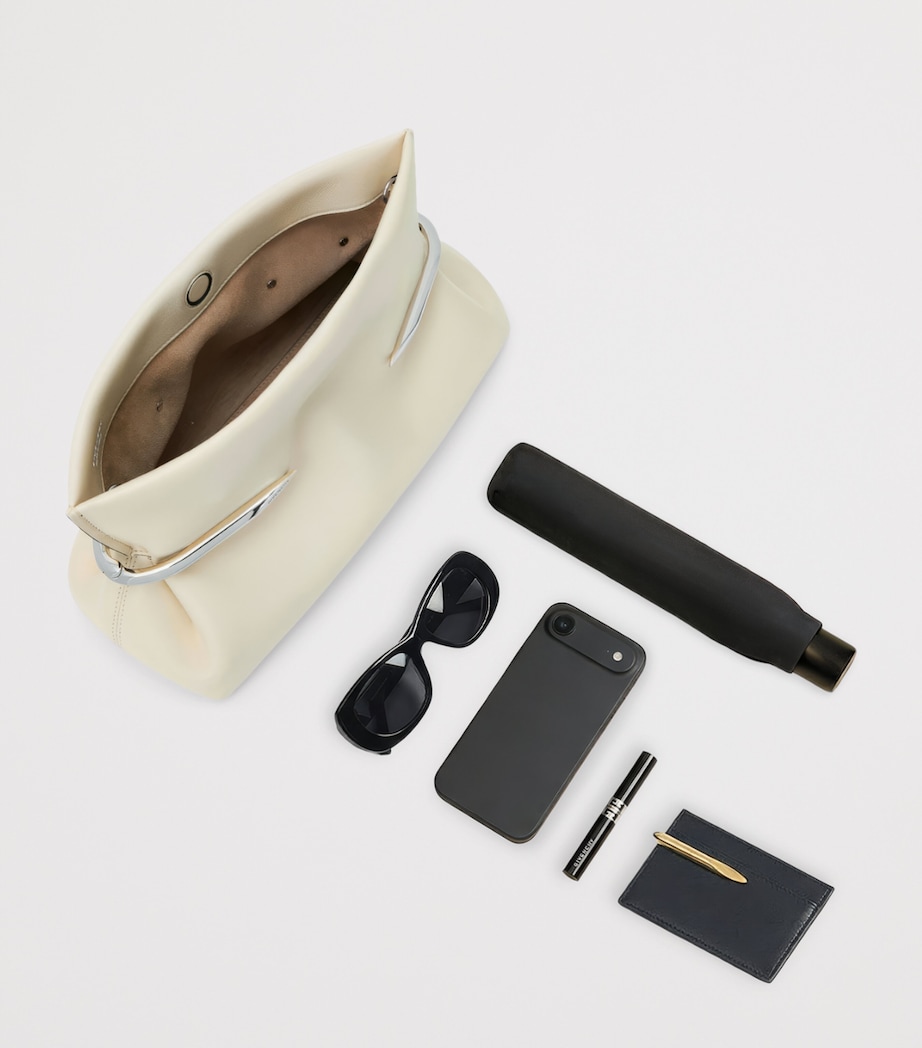 Givenchy Small Leather Soft Pinch Clutch Image 4