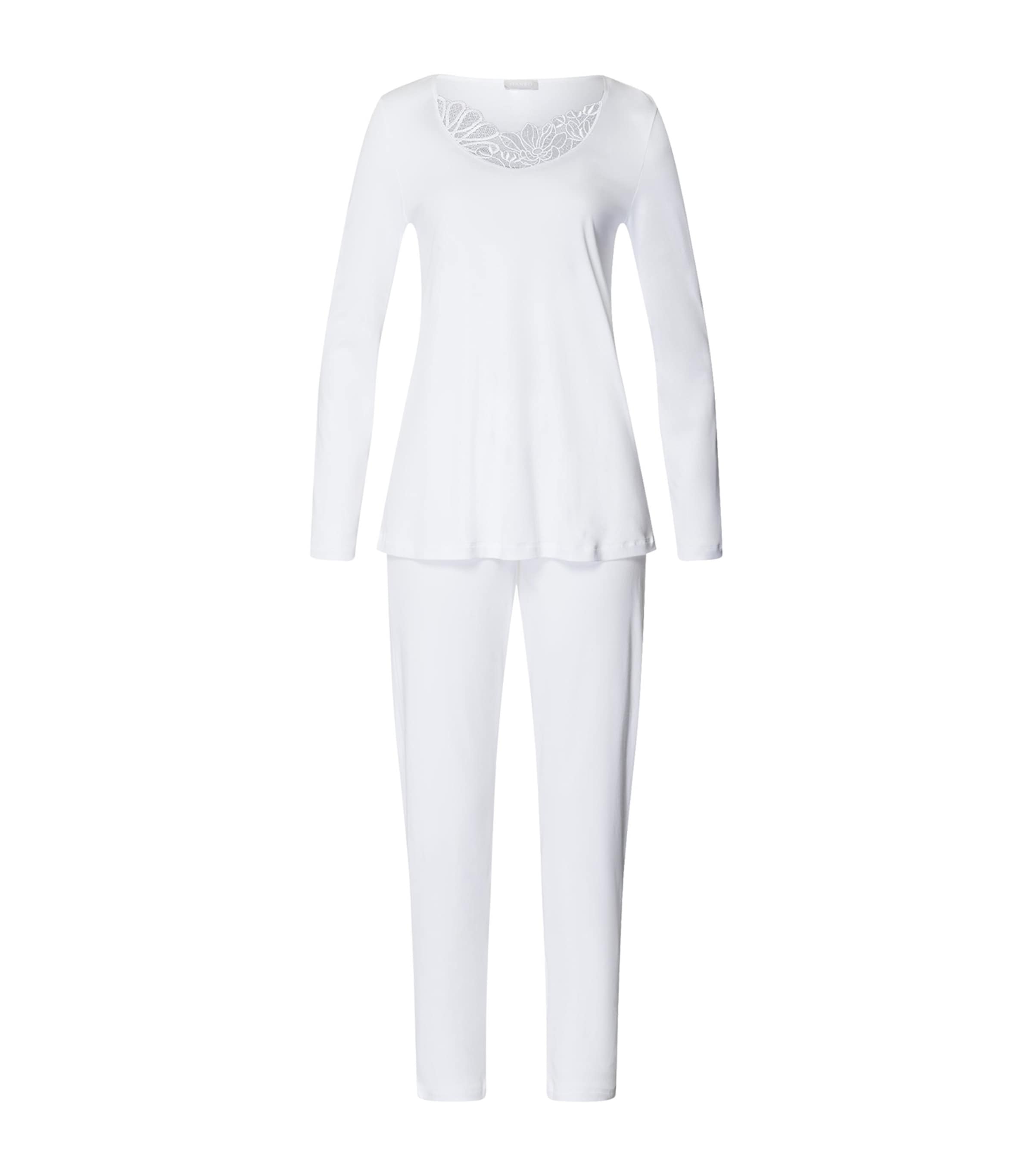 HANRO COTTON BELINA LONG PYJAMA SET
