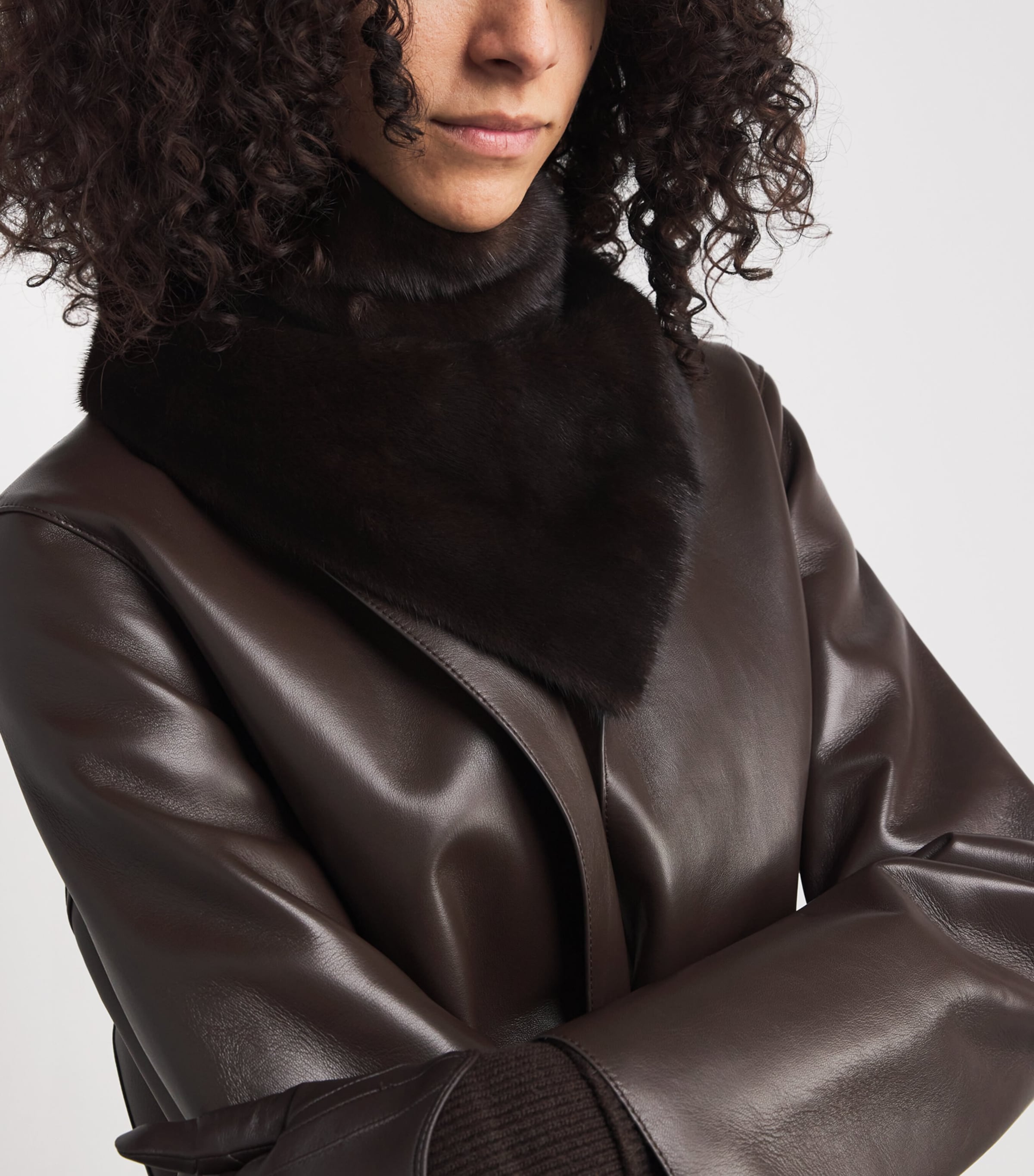 Mink-Leather Bandana MAHO Image 2