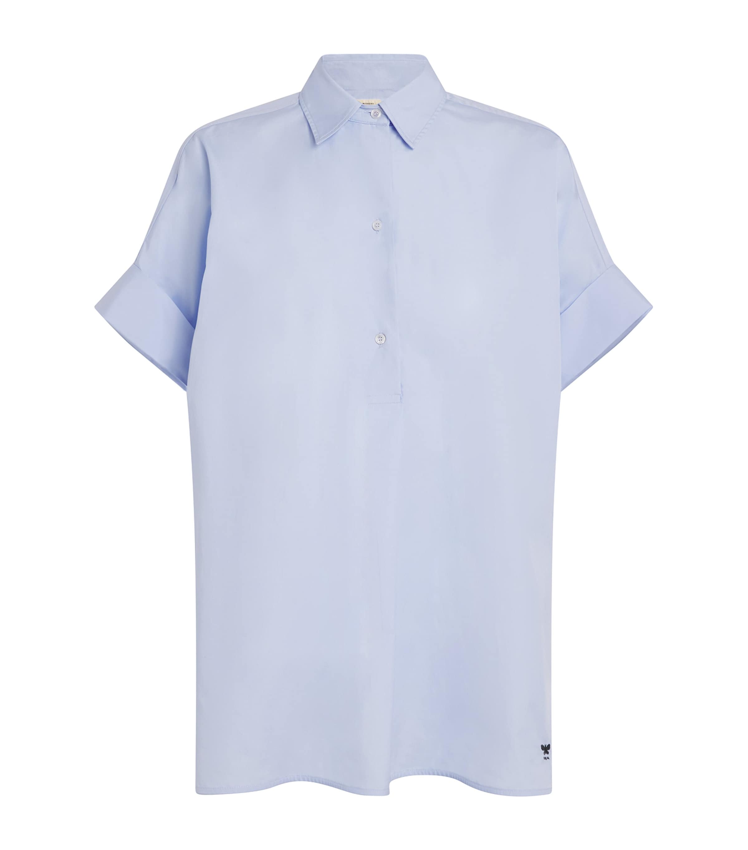 Weekend Max Mara Cotton Embroidered Shirt | Harrods UK