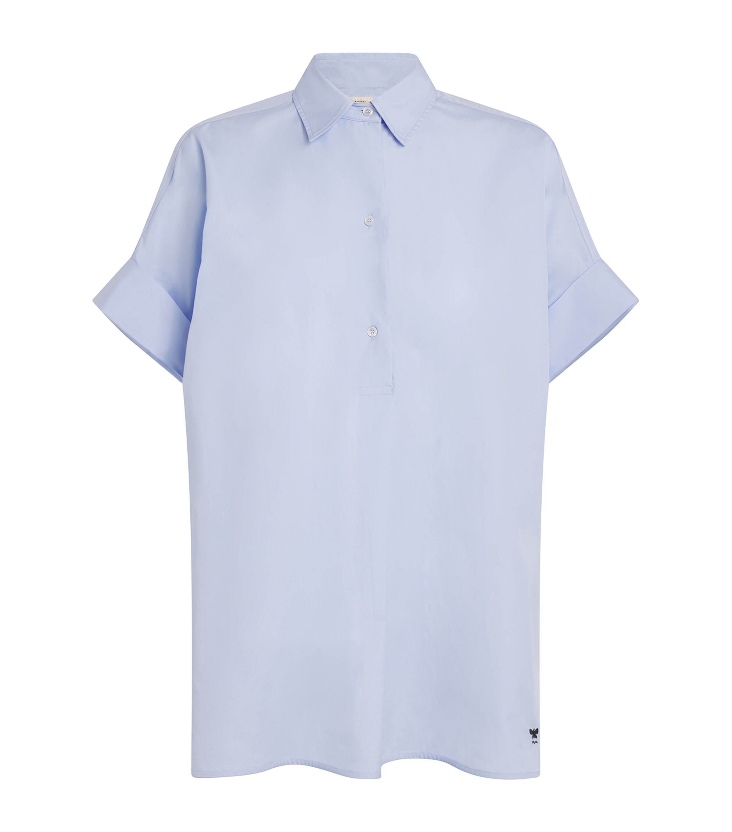 Weekend Max Mara Cotton Embroidered Shirt | Women Clothing | Tops | Workwear | Designers | Weekend Max Mara