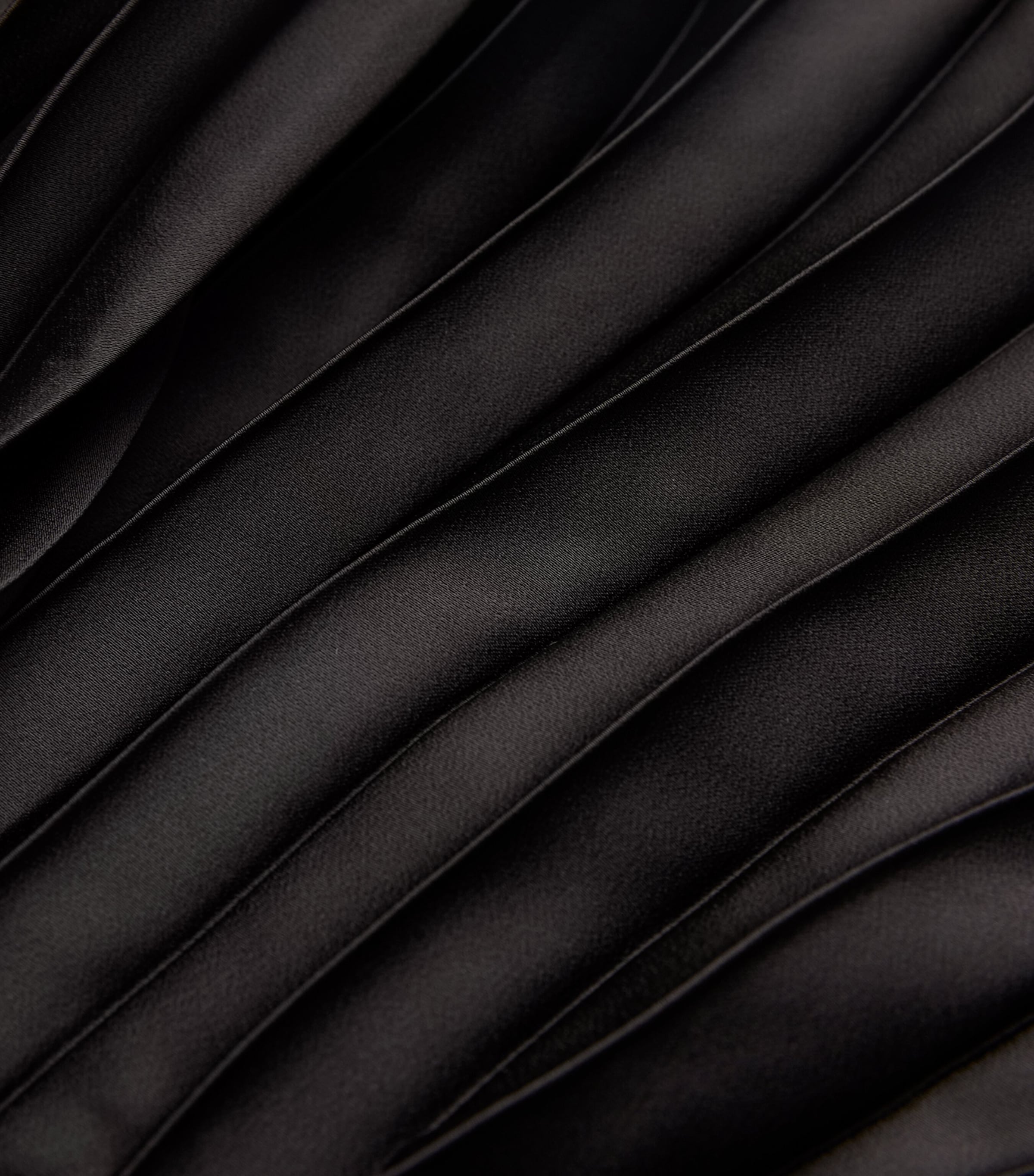 Pleated-Skirt Polo Midi Dress BLACK Image 5