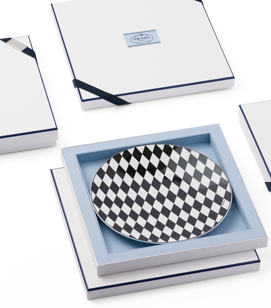Prada Chequerboard Plate (28cm) Image 4
