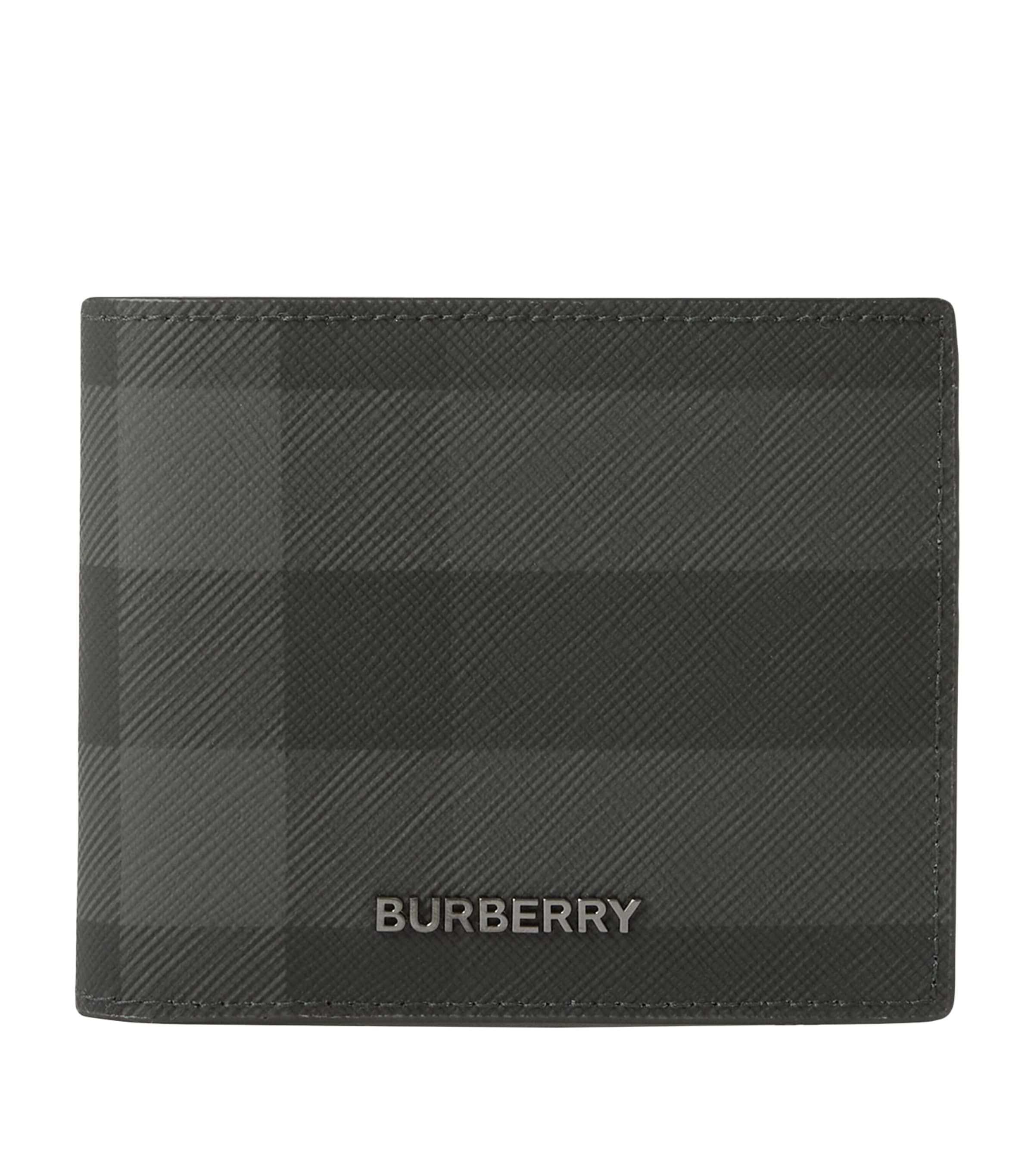 Slim Check Bifold Wallet CHARCOAL Image 1