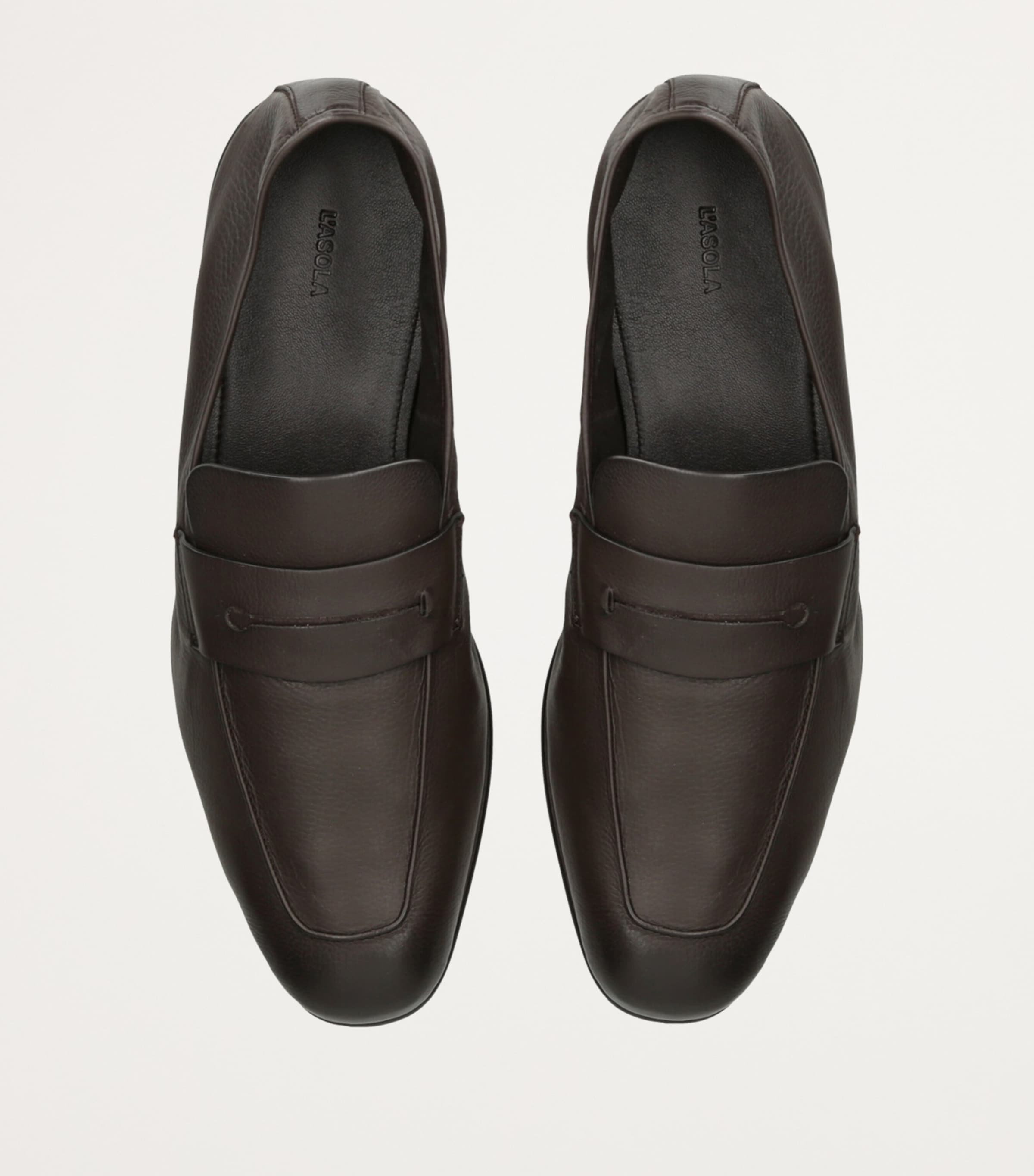 Zegna Brown Leather L'Asola Loafers | Harrods US