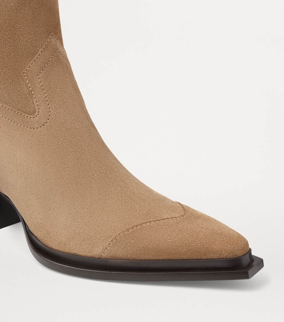 Cece 60 Suede Ankle Boots RATTAN Image 4