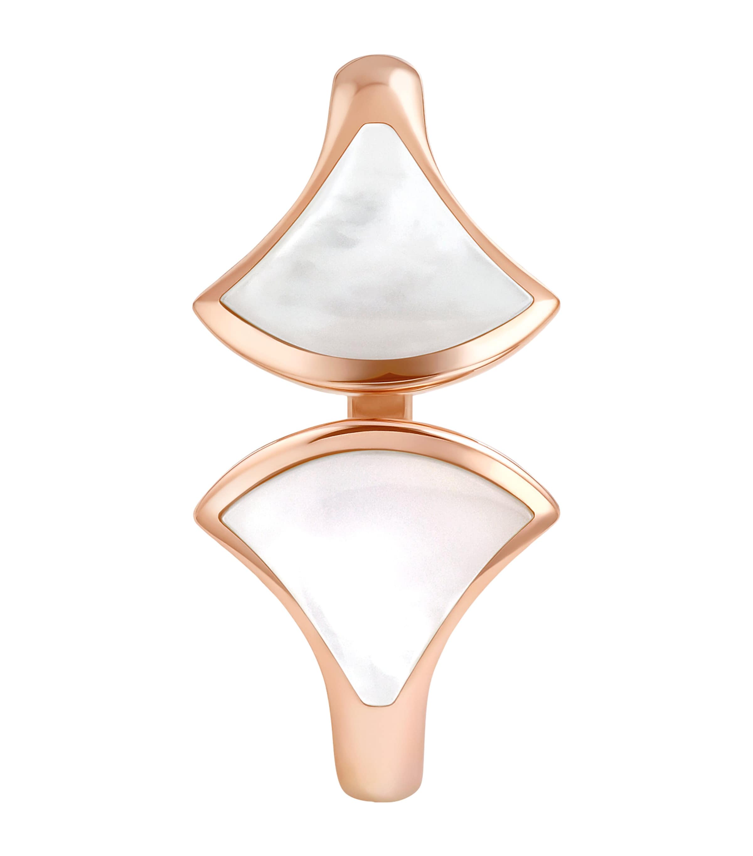Bvlgari Rose Gold and Mother-of-Pearl Divas' Dream Ring Rose Gold Image 1