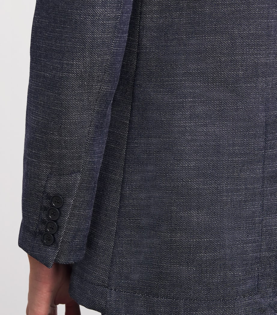 Cassini Denim Blazer COBALT Image 6