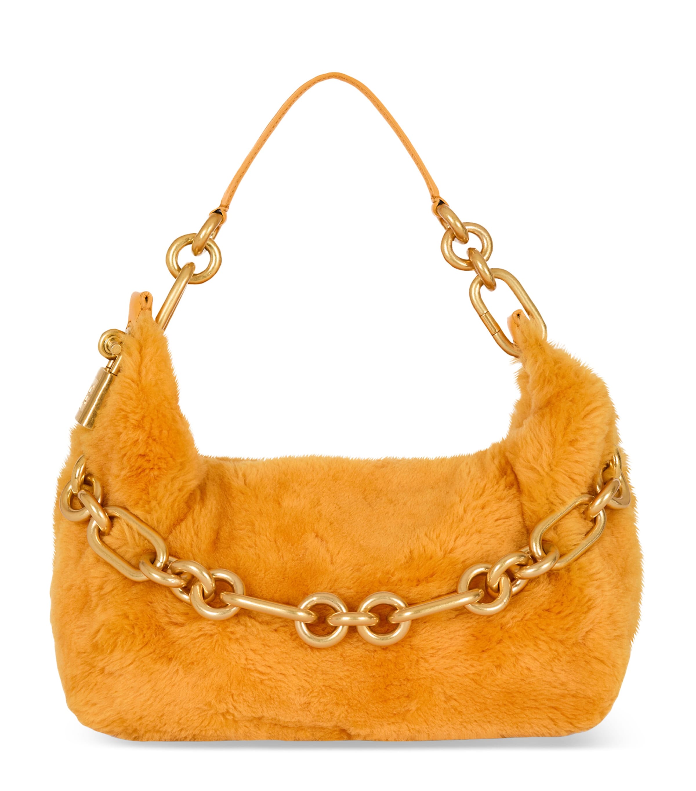 Medium Shearling Sync Shoulder Bag 1GF MUSTARD Image 1