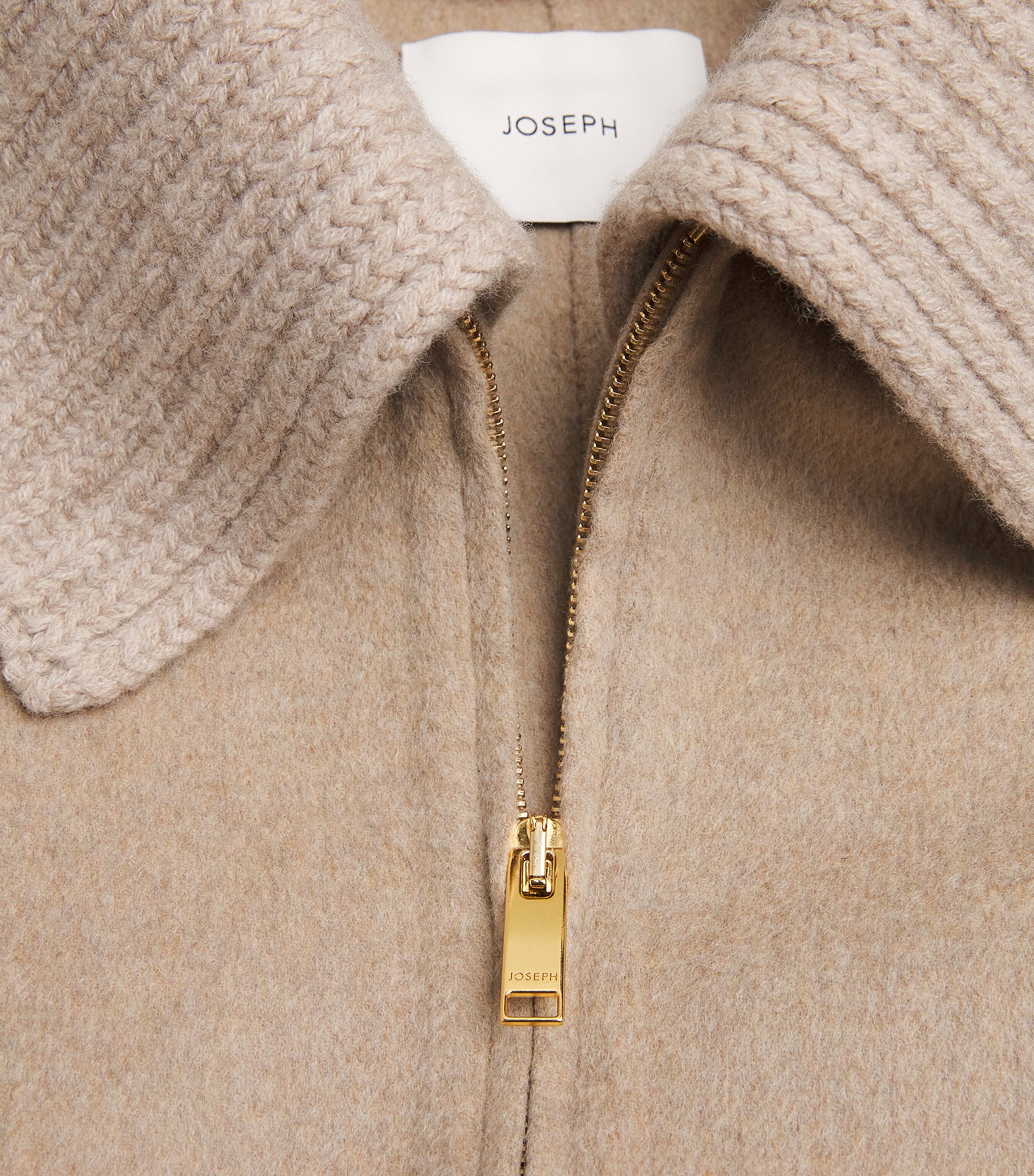 Joseph Womens Wool-Cashmere Cooksey Jacket Powder Melange Image 5