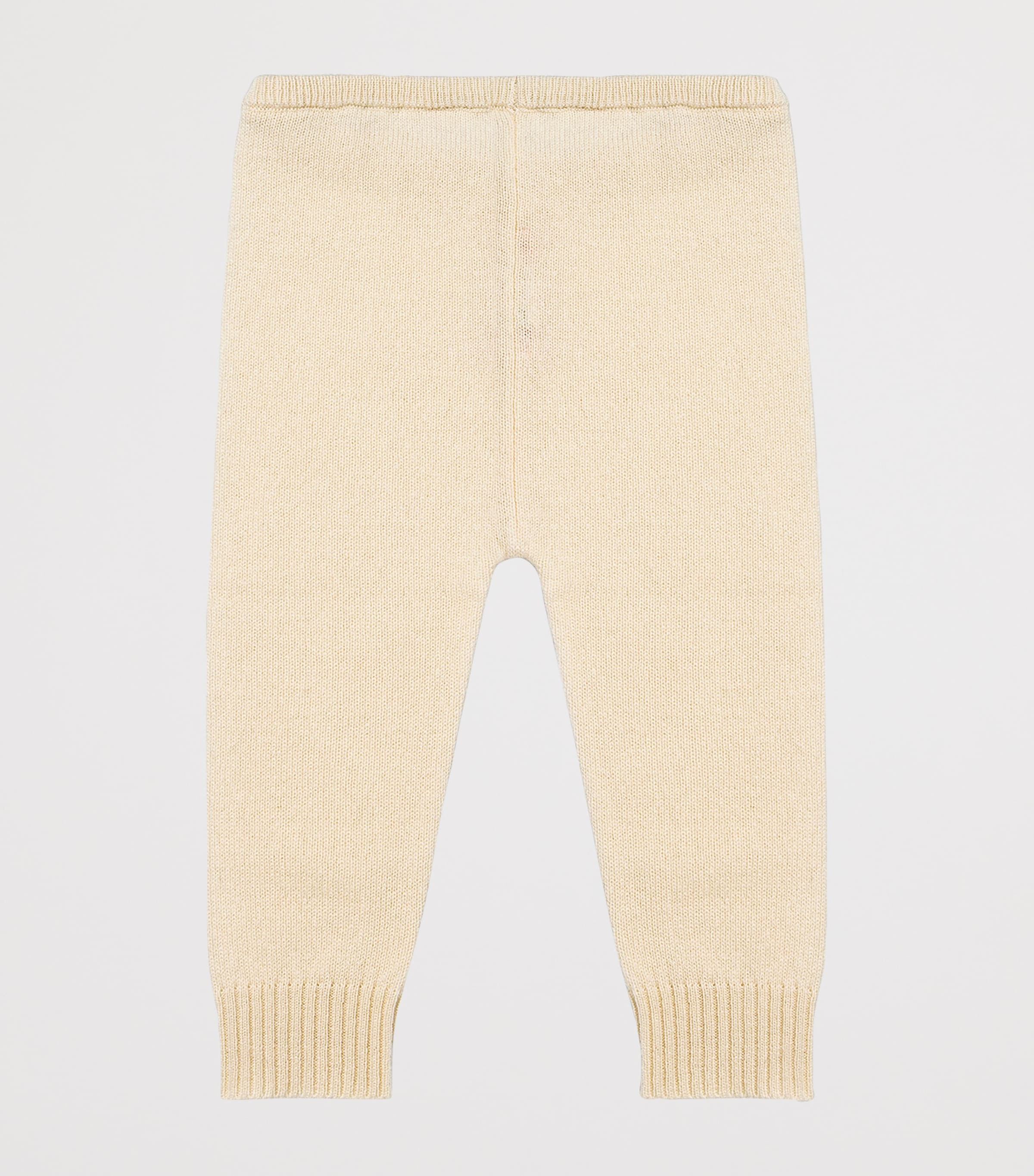 Bonpoint Cashmere Leggings (1-18 Months) Blanc Lait Image 2