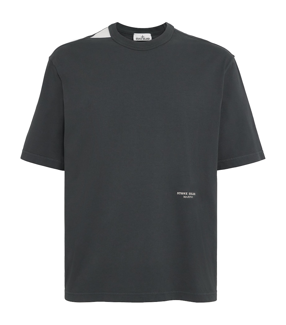 Stone Island Mens Cotton Oversized Marina T-Shirt Image 1