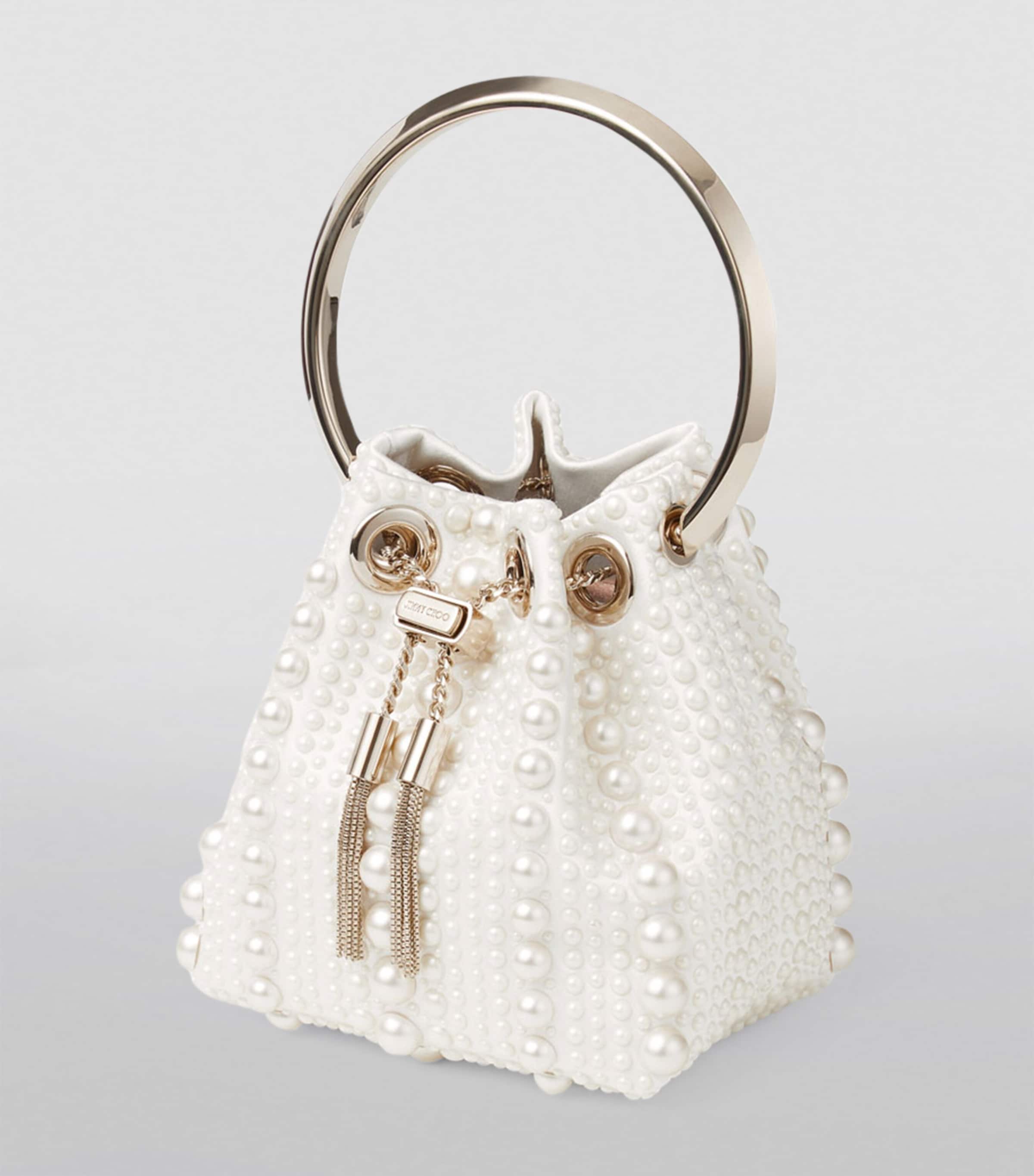 Micro Bon Bon Top-Handle Bag IVORY Image 2