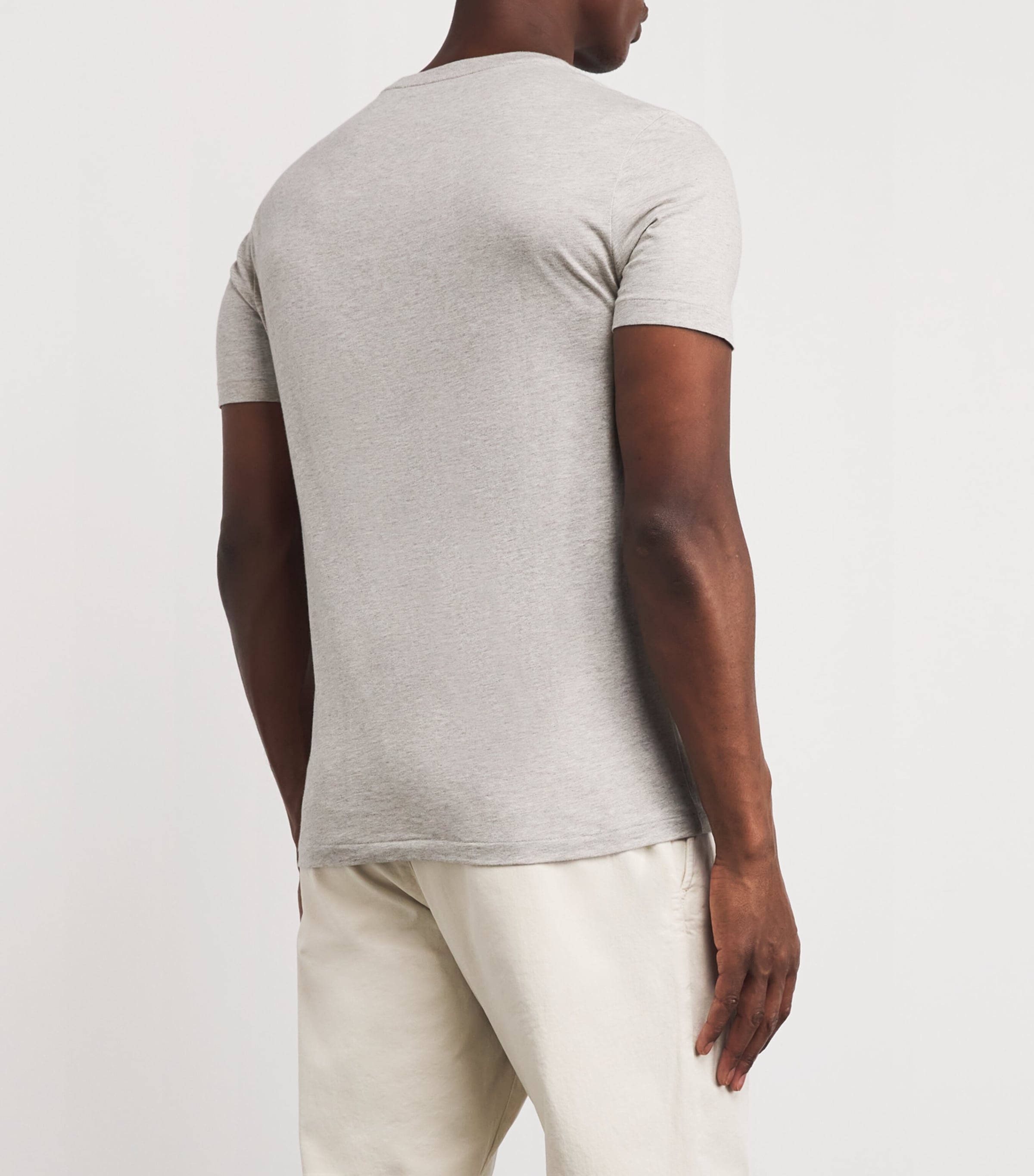 Polo Ralph Lauren Mens Logo T-Shirt Grey Heather Image 5