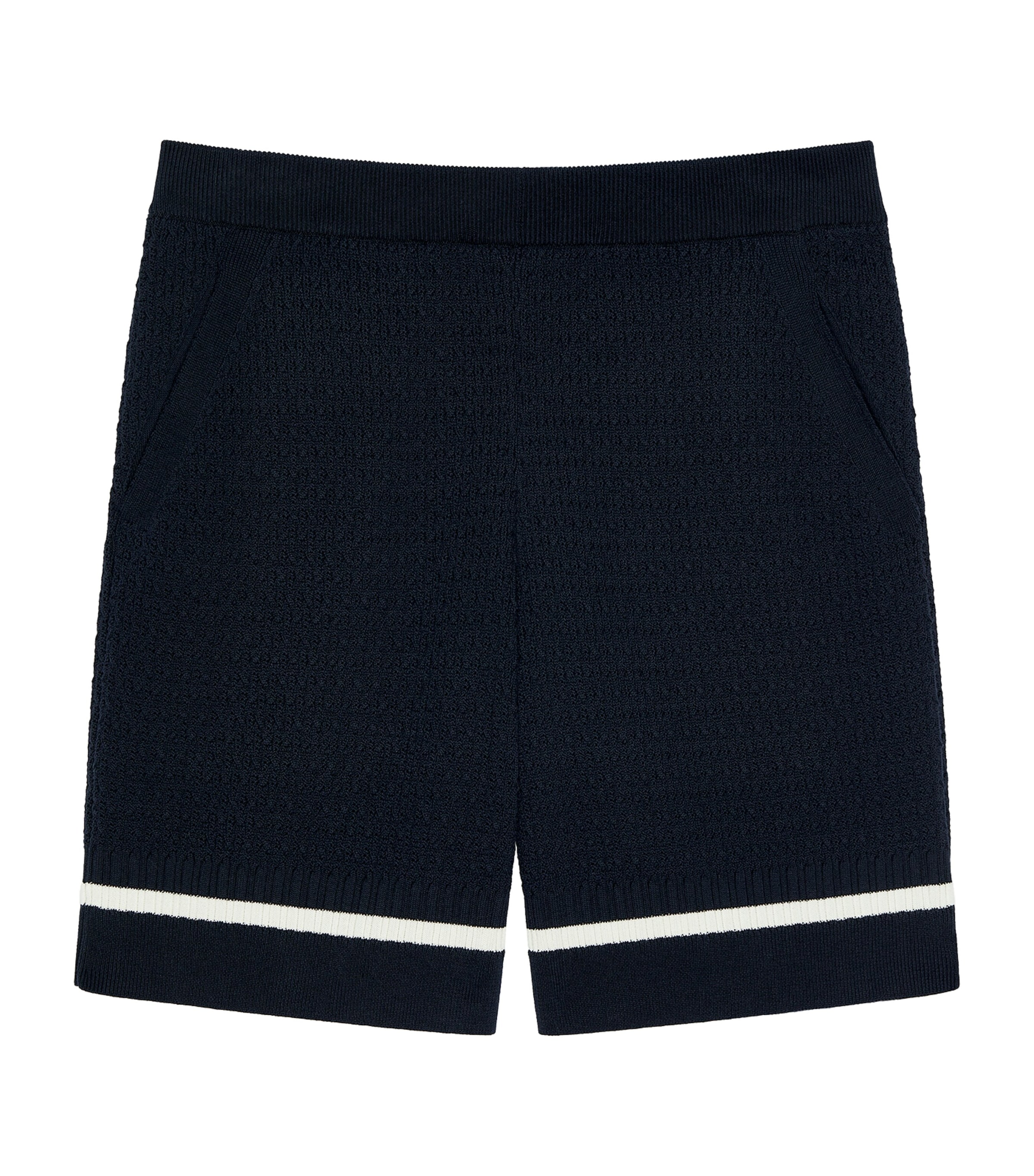 Givenchy Mens Cotton Knitted Bermuda Shorts Image 1