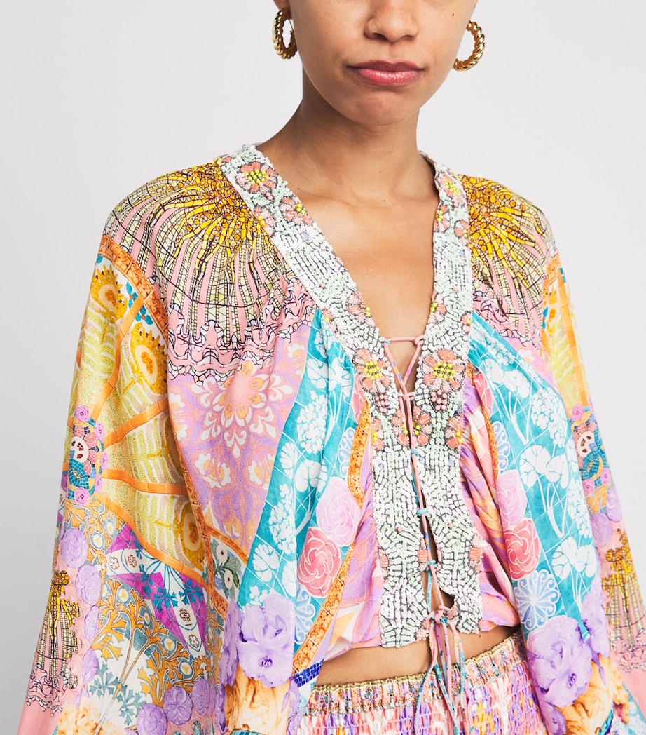 Camilla Womens Silk Blouse Howdy Gaudi Image 3