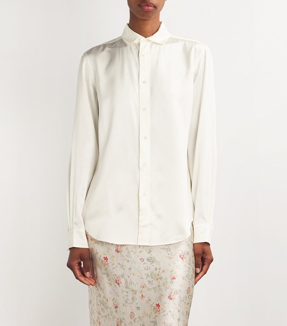 Mulberry Silk Shirt TROPHY CREAM Image 3