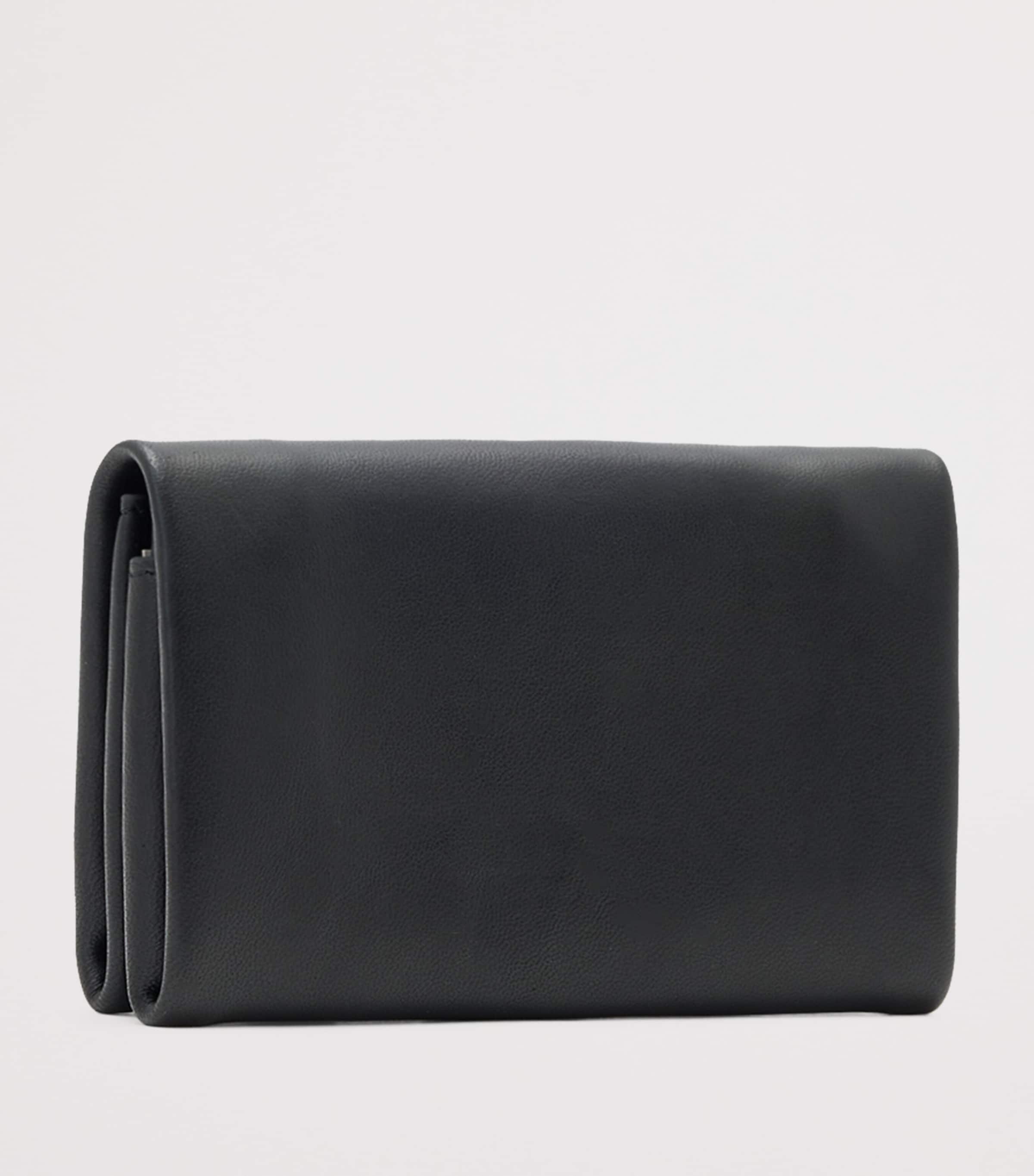 Leather Harluna Wallet BLACK Image 4