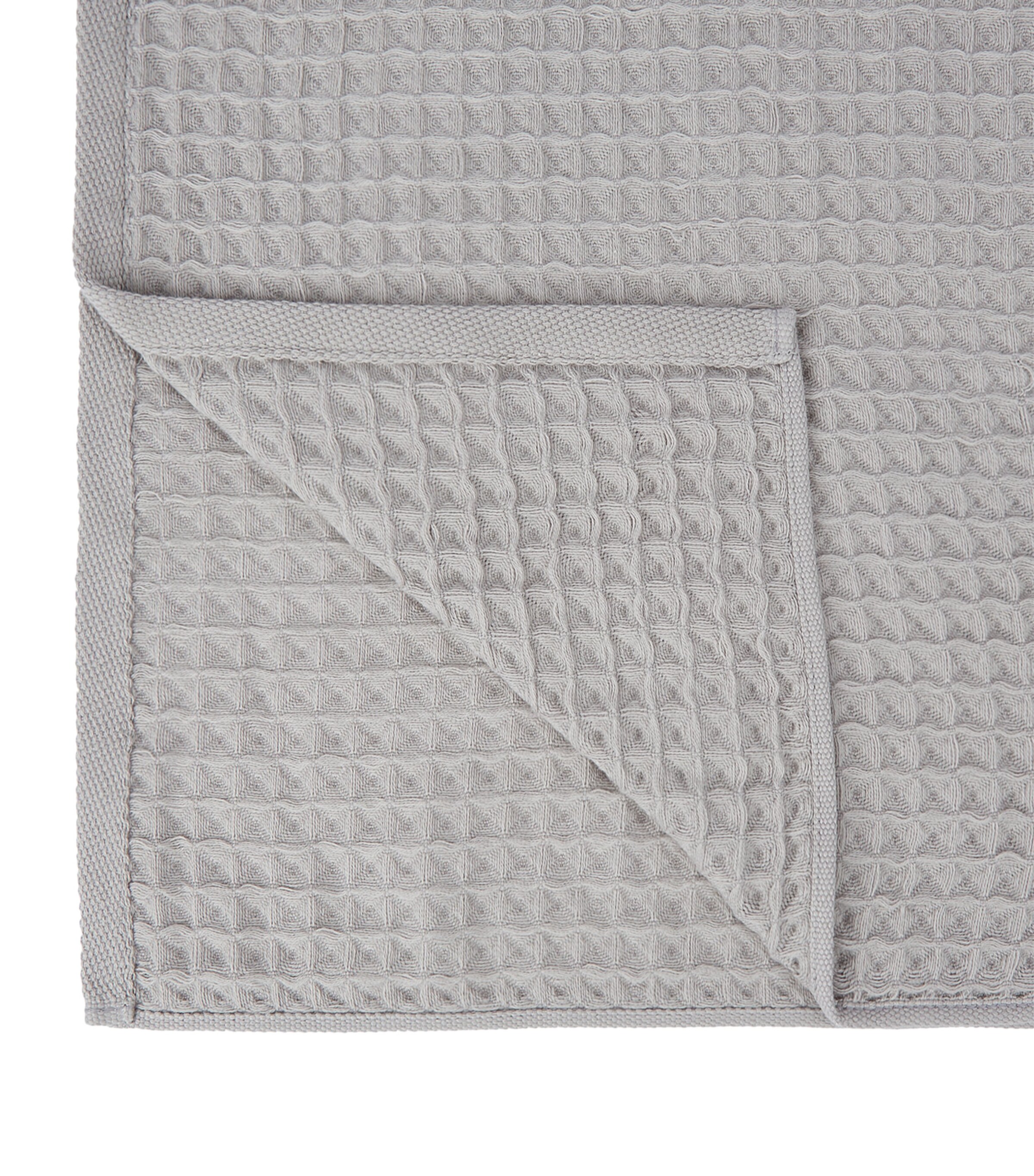 Air Waffle Bath Towel (70cm x 140cm) LT/GREY Image 2